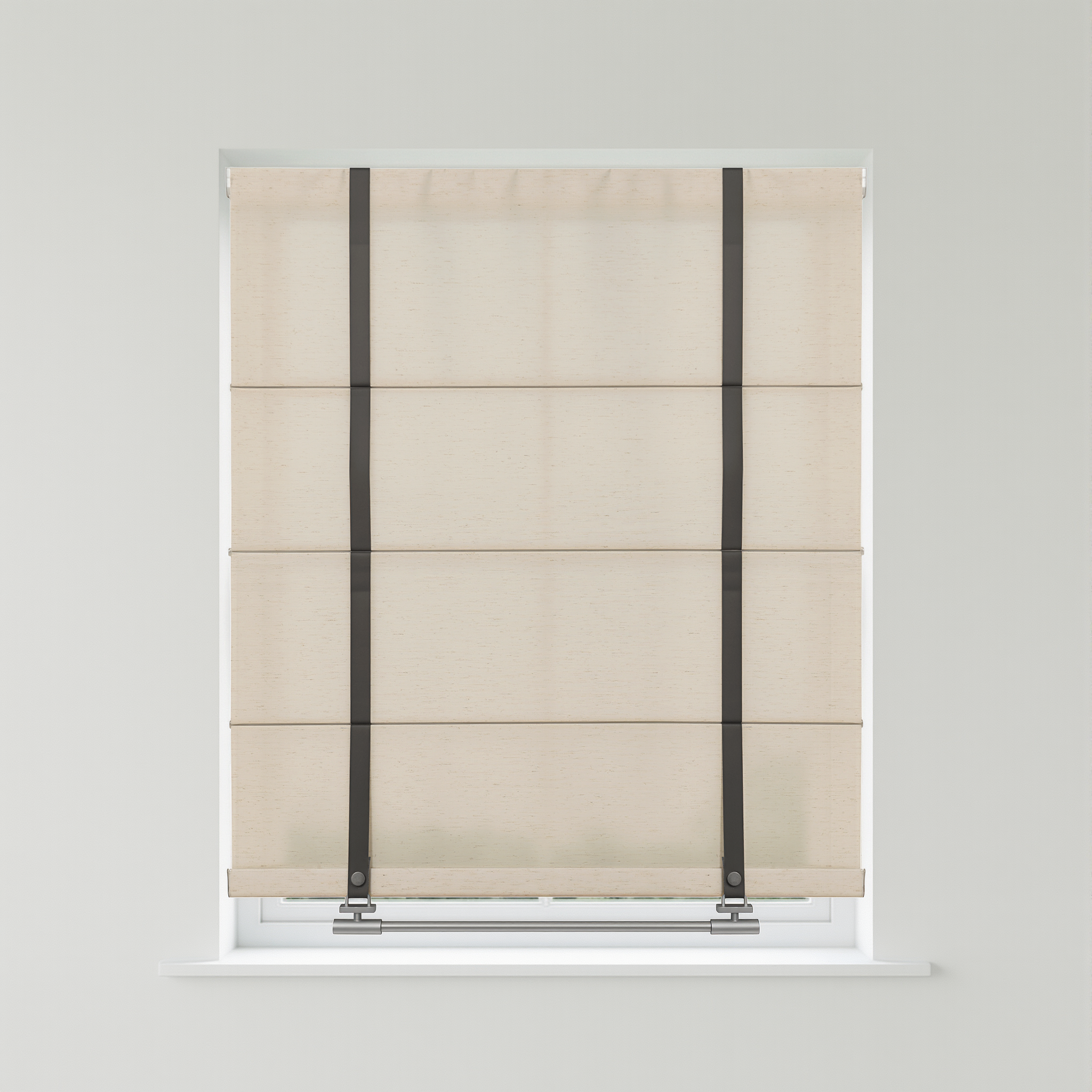 Seraphina Custom Linen Roman Shades