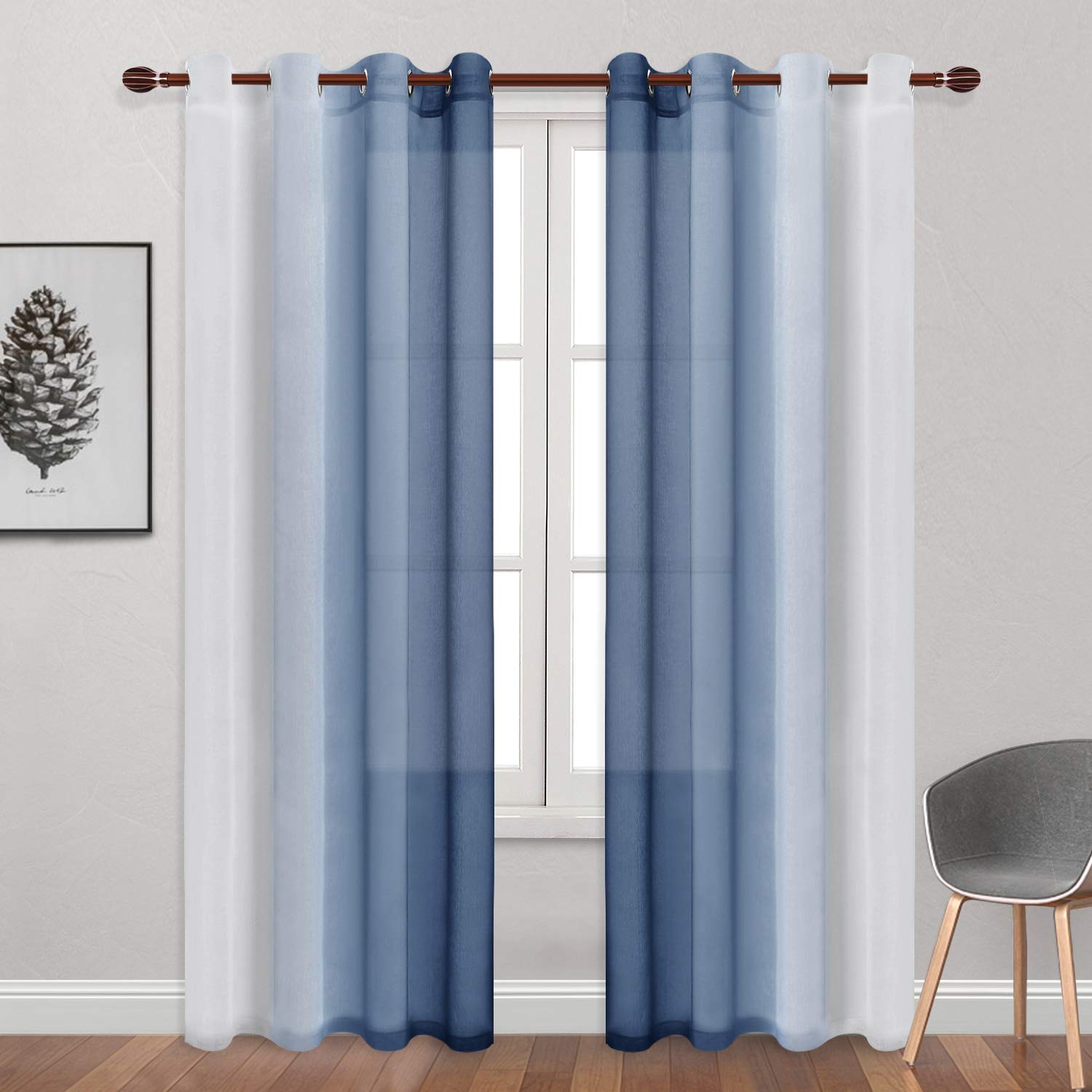 DWCN Ombre Sheer Curtains - DWCN Official