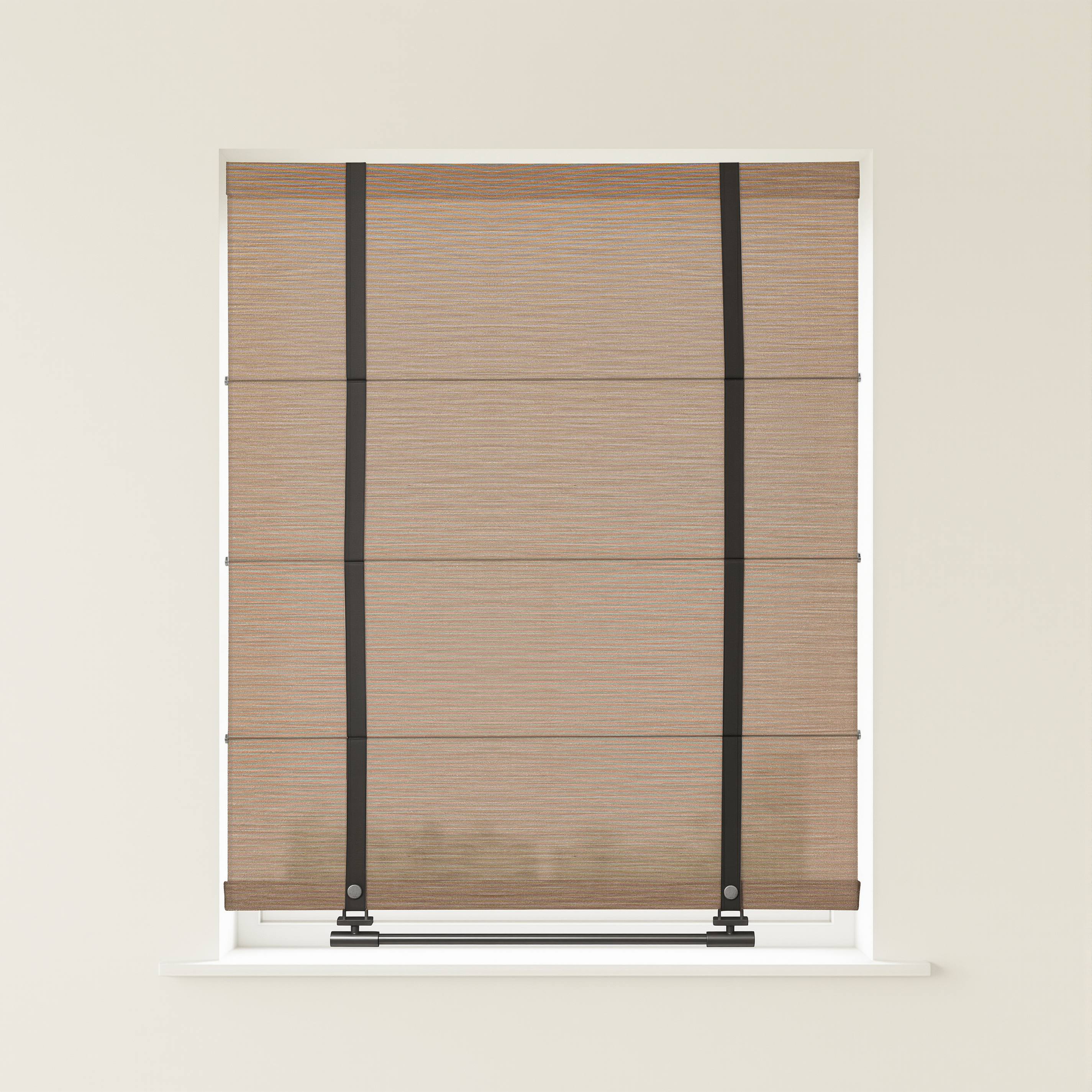 Ophelia Custom Linen Roman Shades
