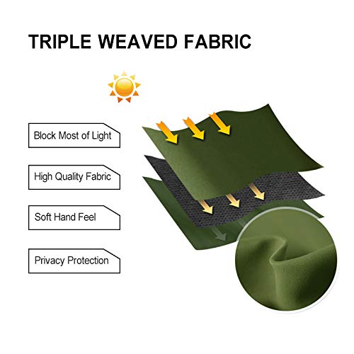 DWCN 1 Panel Wide Width Blackout Curtain, Room Divider Curtains