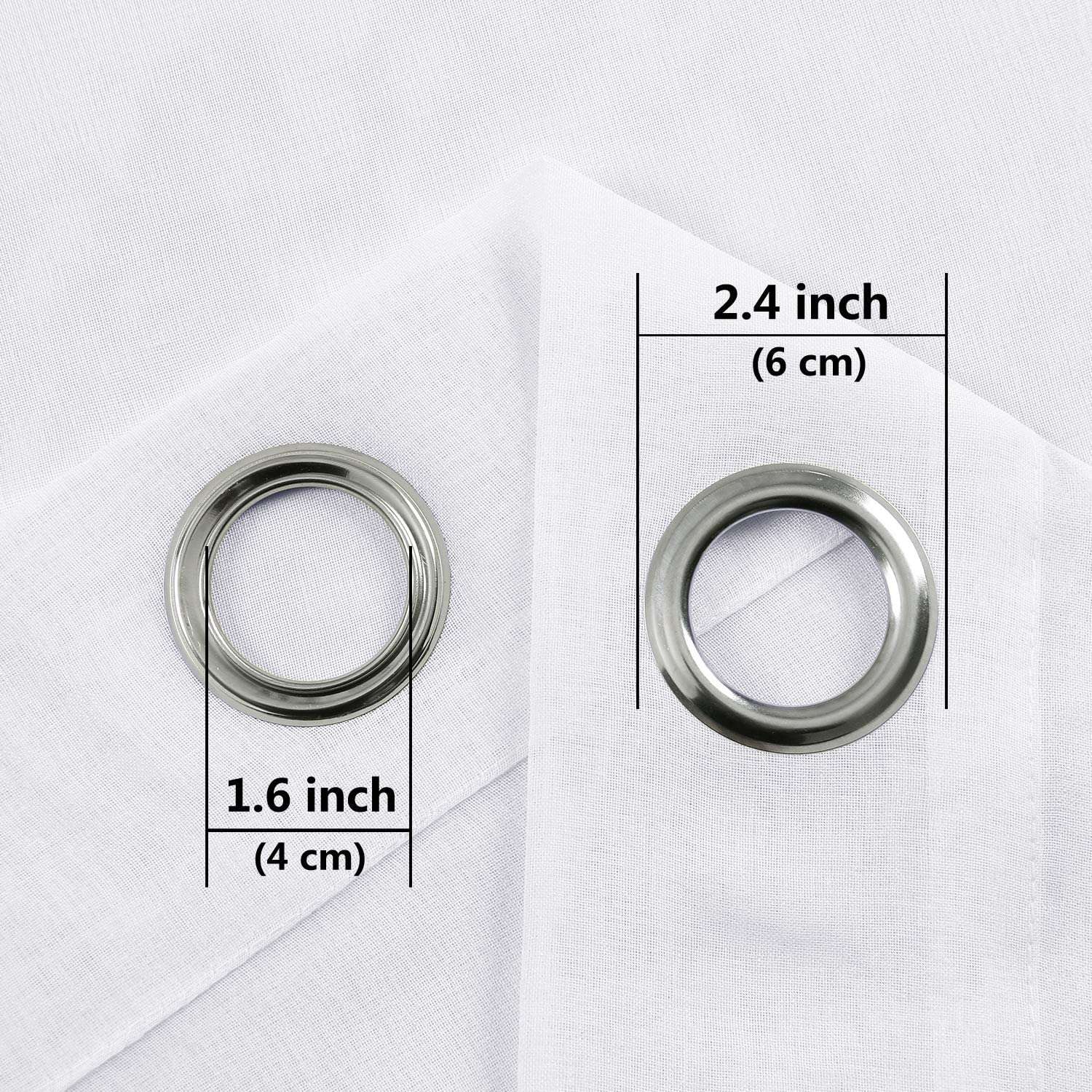 DWCN Faux Linen Sheer Curtains - DWCN Official