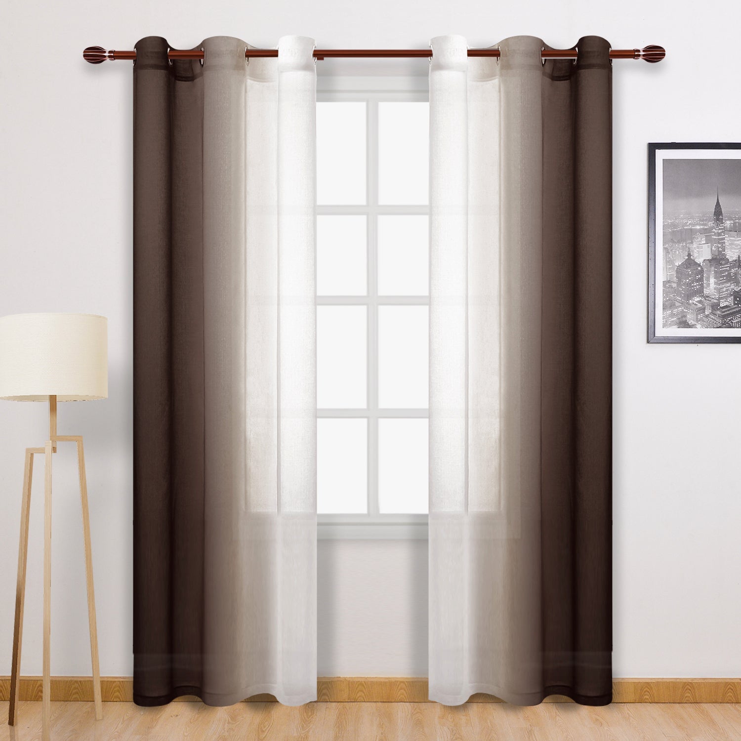 DWCN Ombre Sheer Curtains - DWCN Official