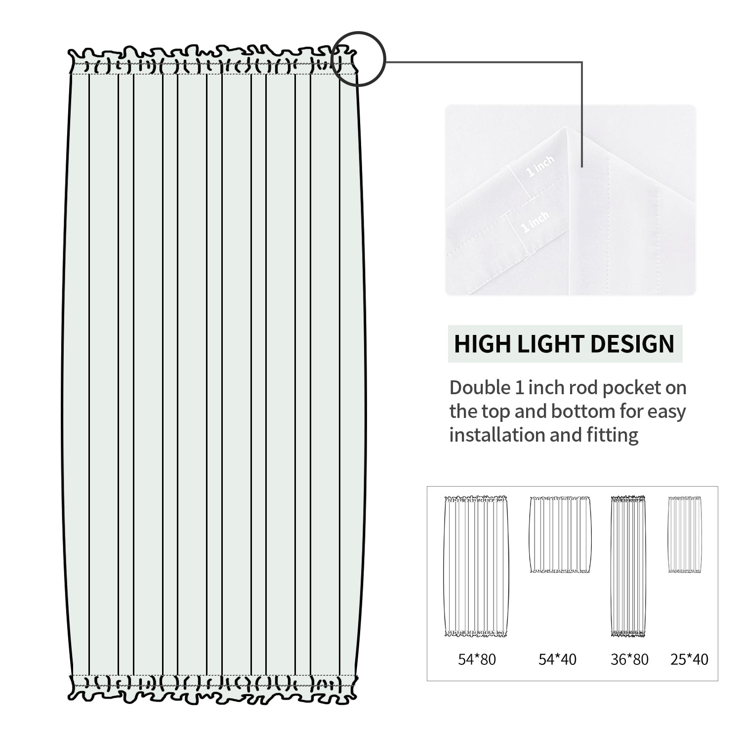 DWCN Blackout Door Curtains - DWCN Official