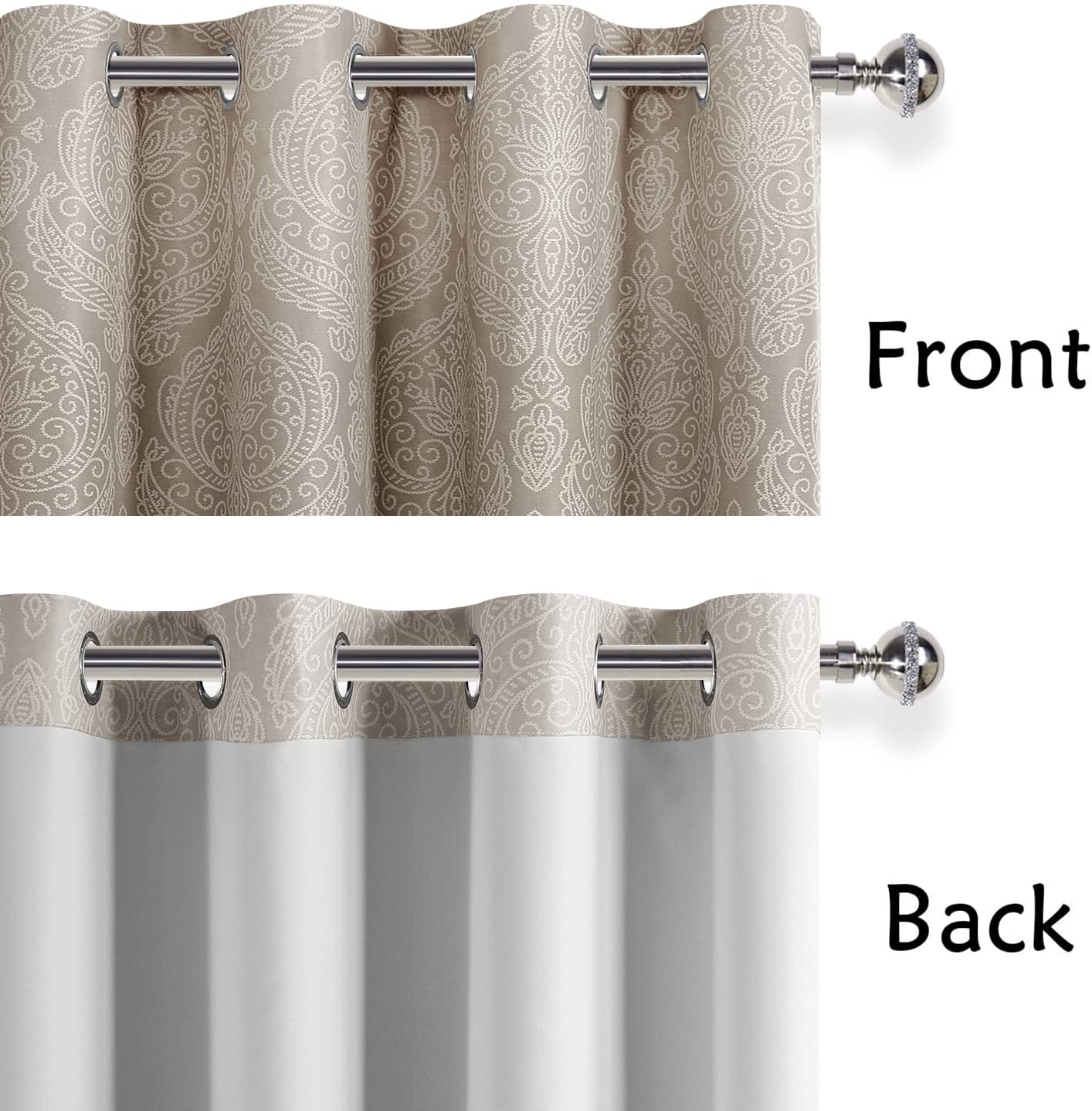 DWCN Ombre Blackout Curtains - DWCN Official