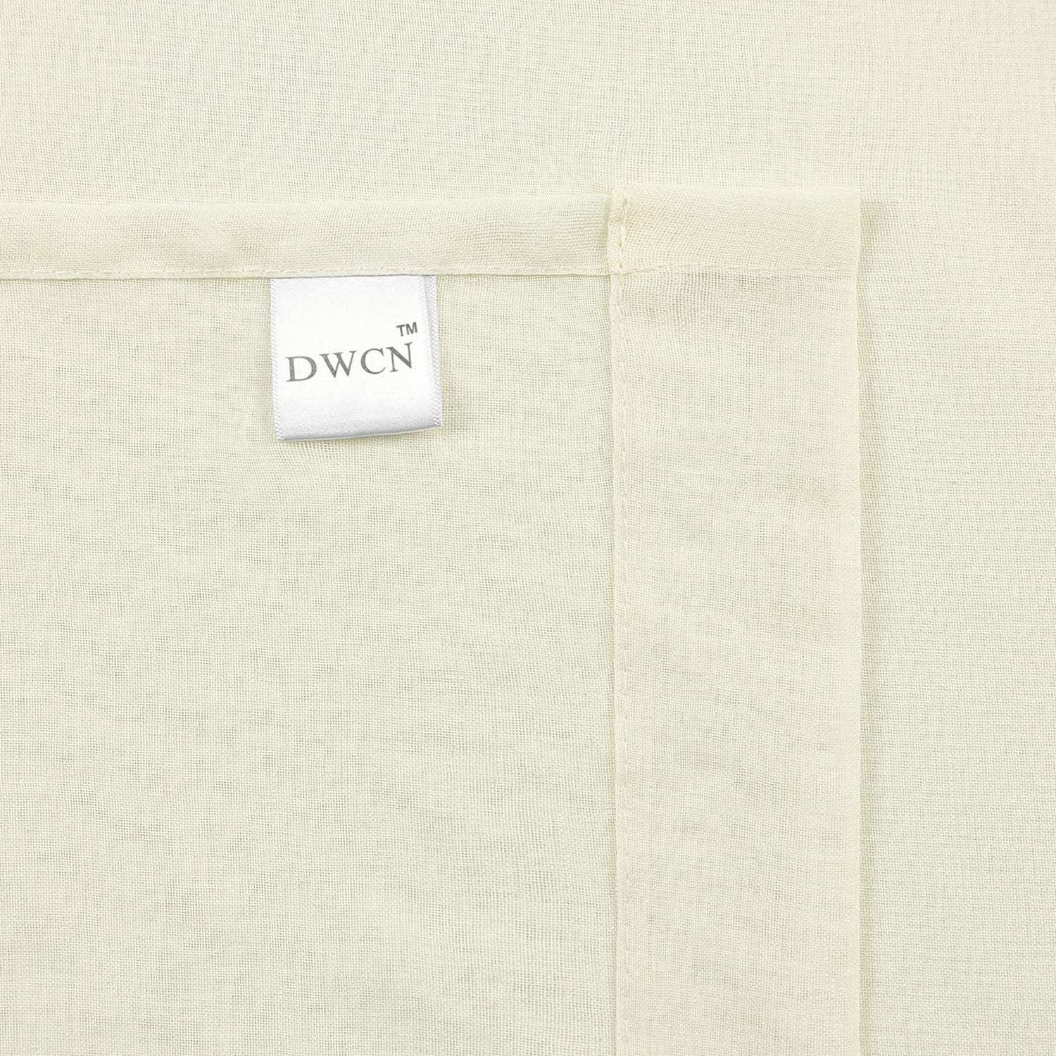 DWCN Rod Pocket Sheer Curtains - DWCN Official