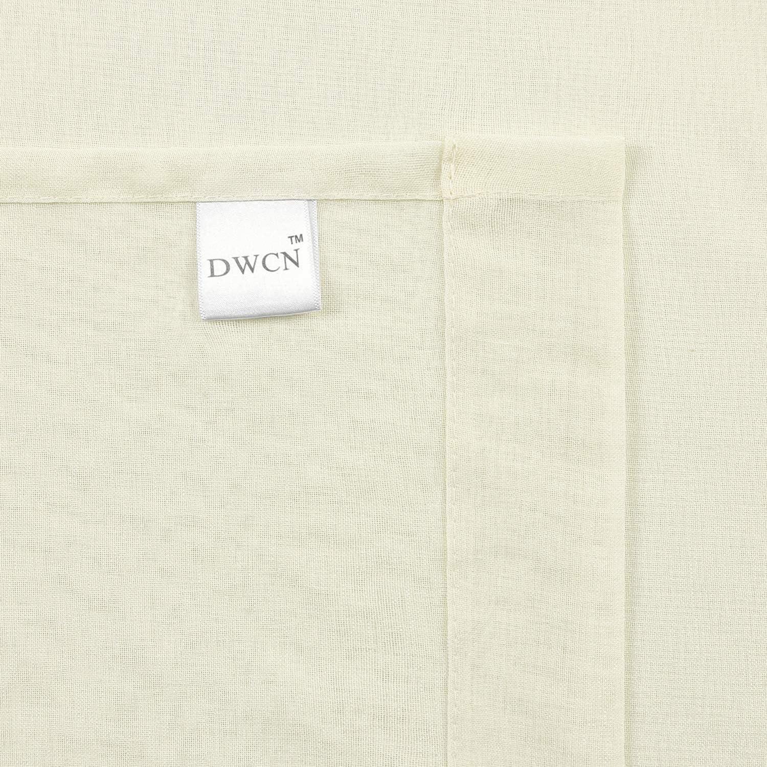 DWCN Rod Pocket Sheer Curtains - DWCN Official
