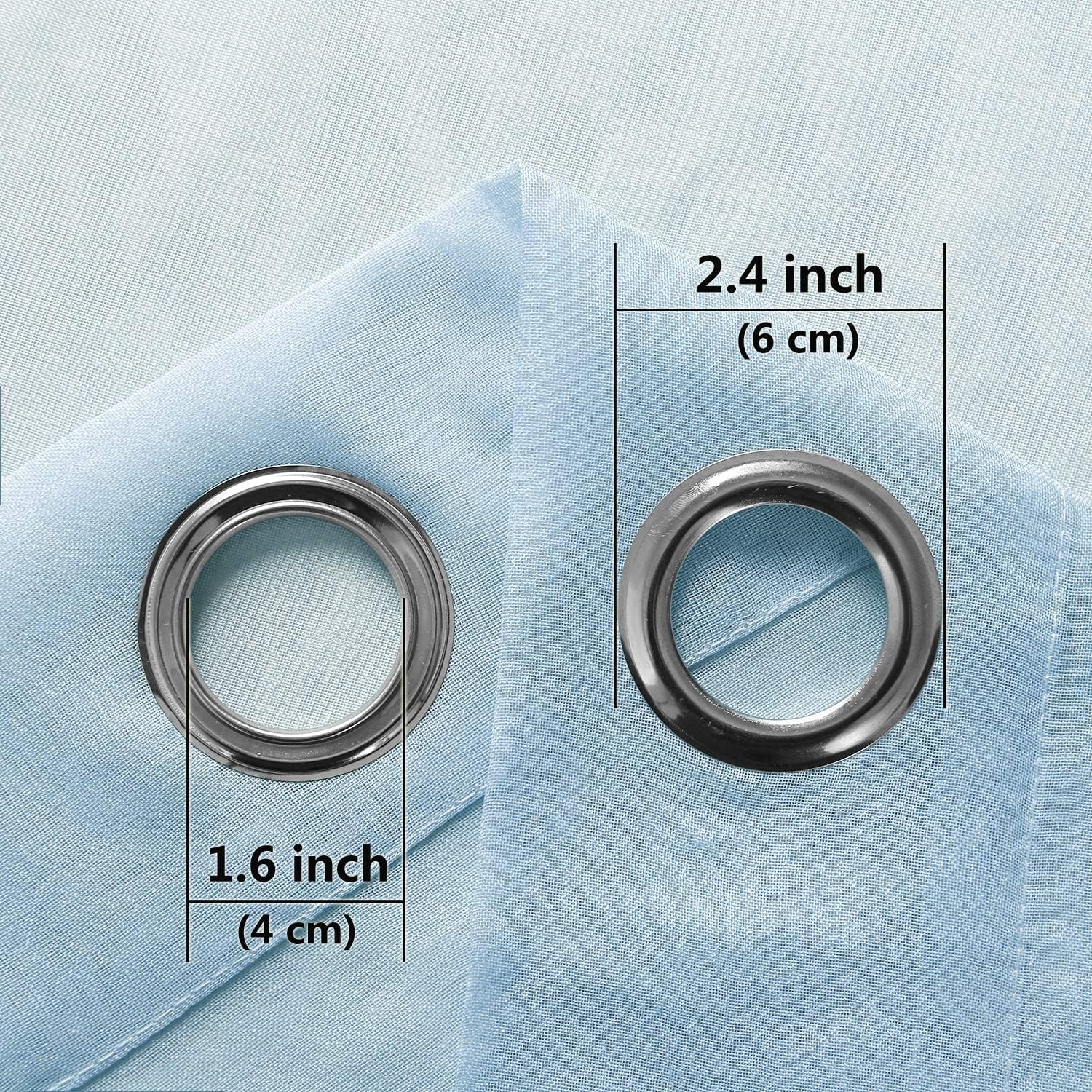 DWCN Faux Linen Sheer Curtains - DWCN Official