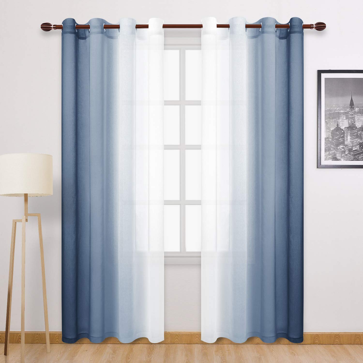 DWCN Ombre Sheer Curtains - DWCN Official
