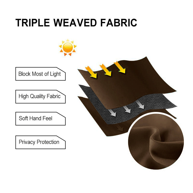 DWCN 1 Panel Wide Width Blackout Curtain, Room Divider Curtains