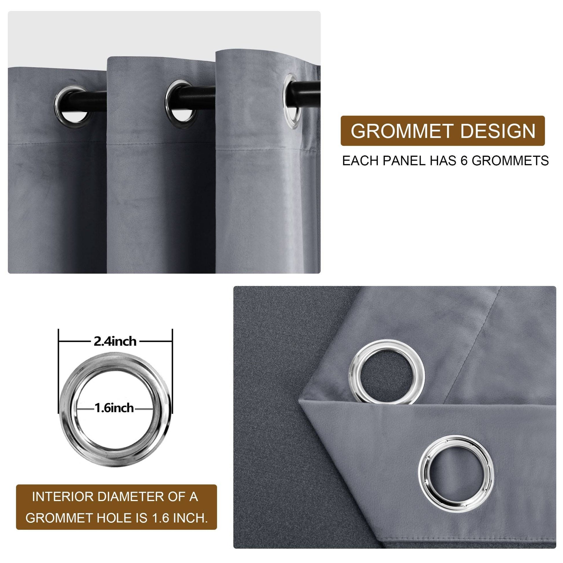 DWCN Velvet Blackout Curtains - DWCN Official