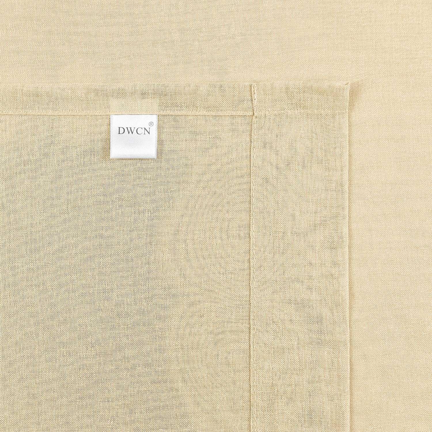 DWCN Faux Linen Sheer Curtains - DWCN Official