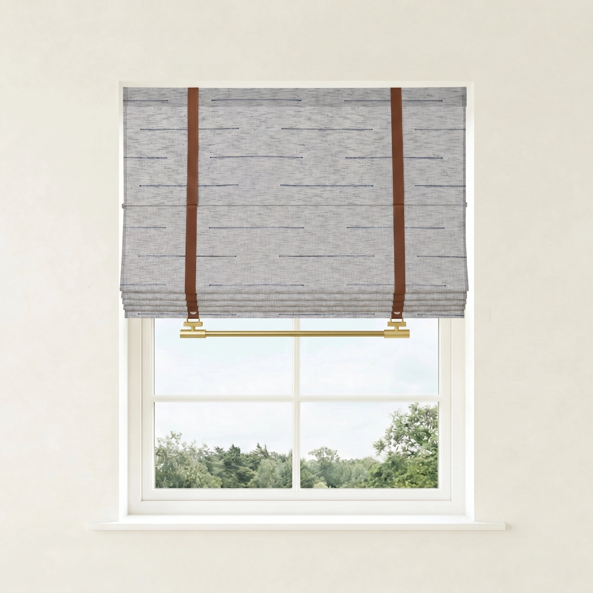 Matilda Custom Linen Roman Shades