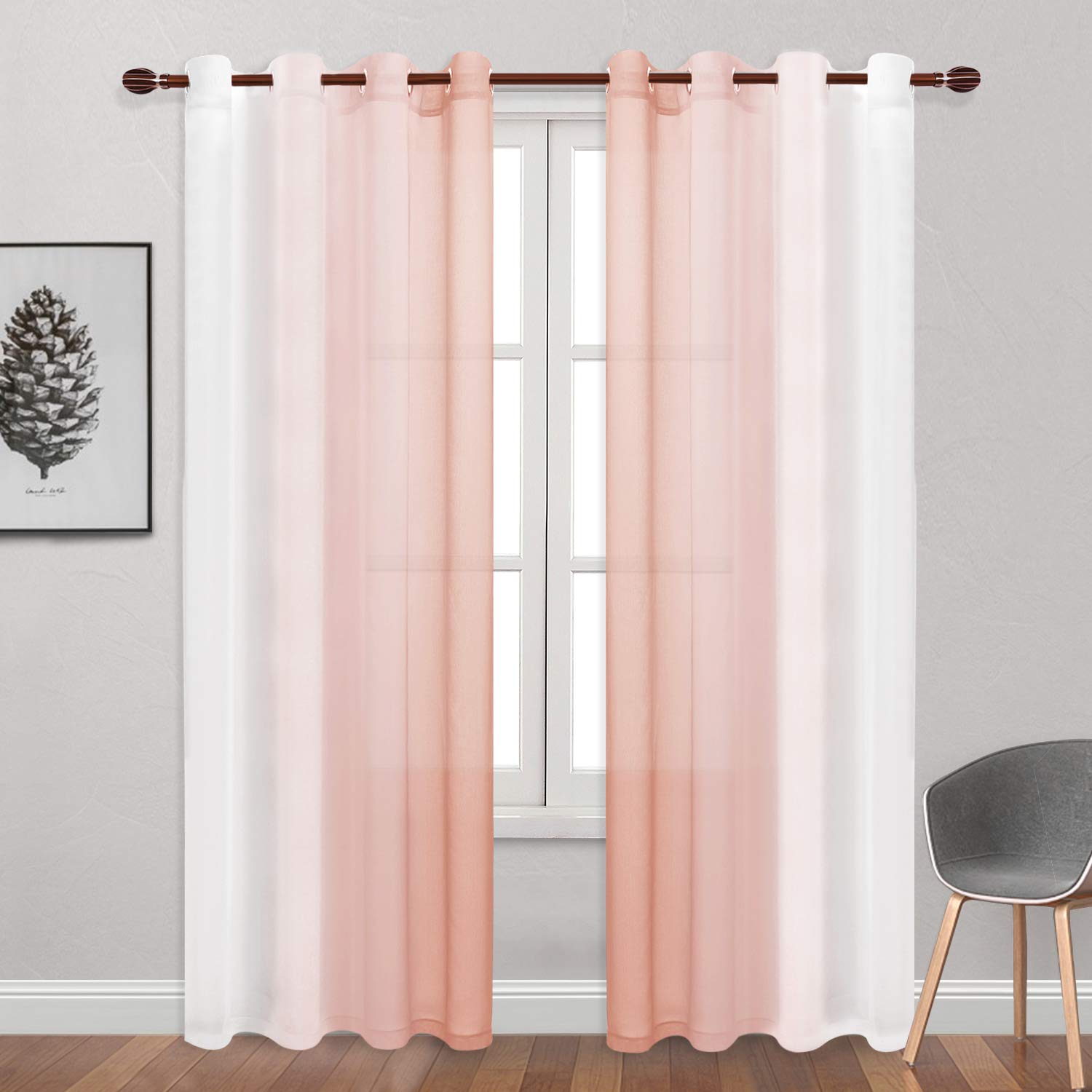 DWCN Ombre Sheer Curtains - DWCN Official