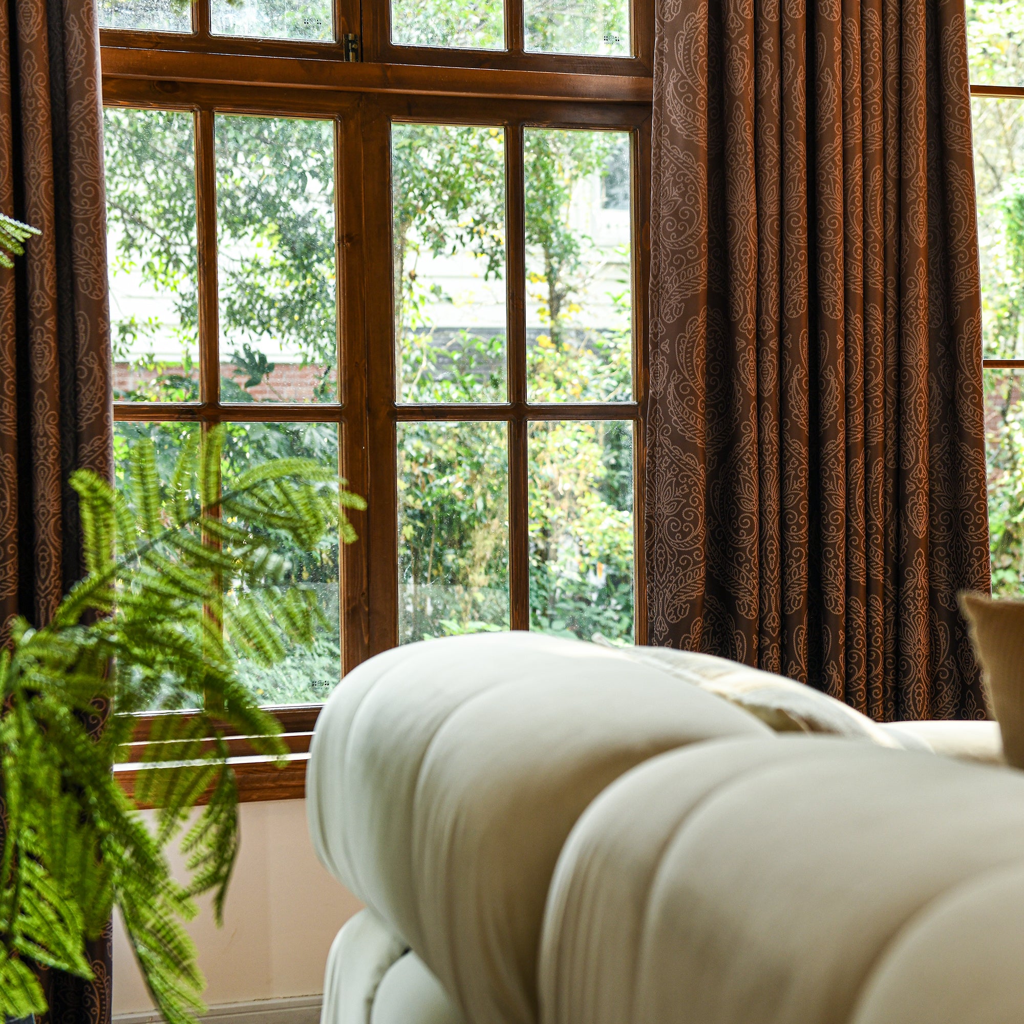 Custom Luxury Silk-Fiber Ombre Blackout Curtains