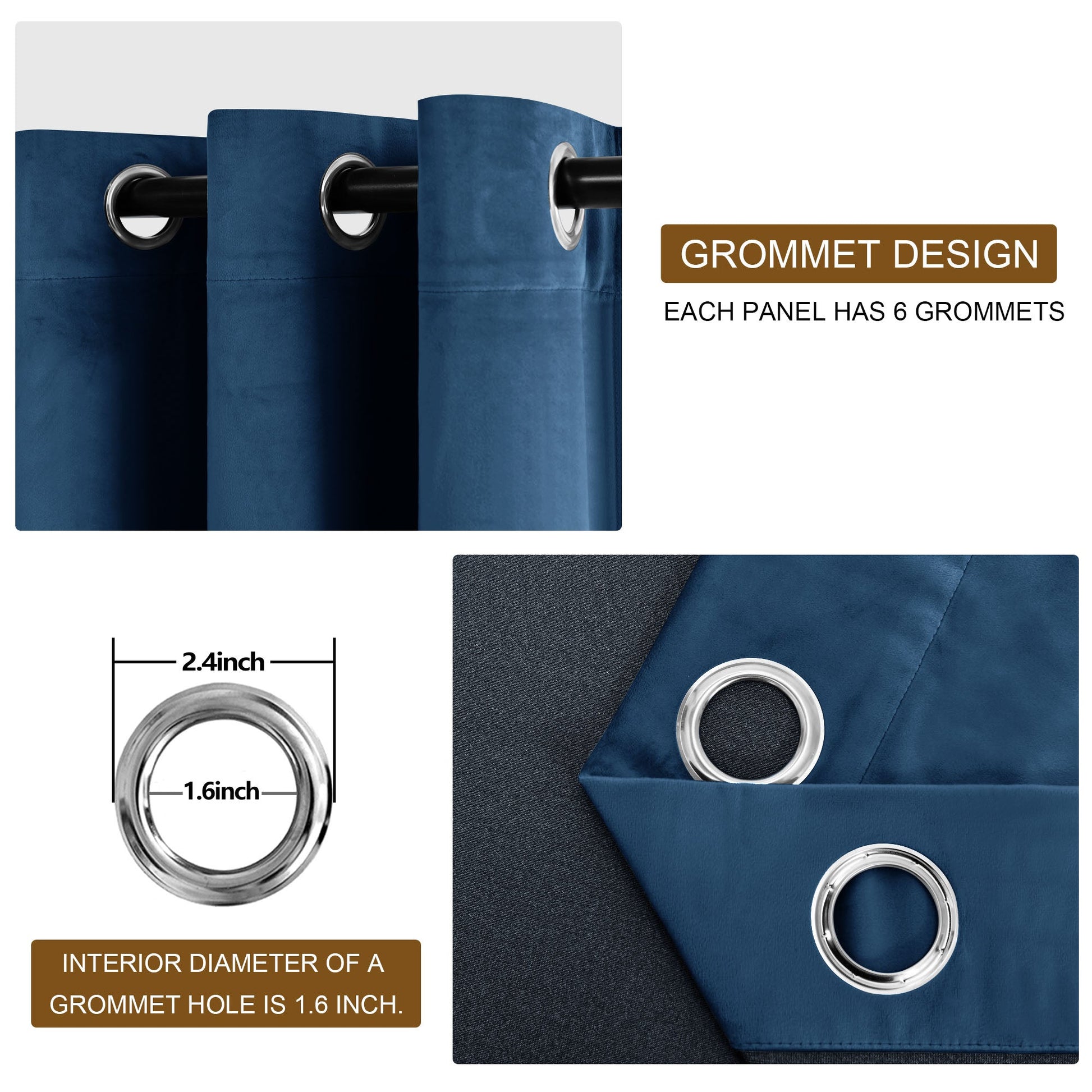 DWCN Velvet Blackout Curtains - DWCN Official