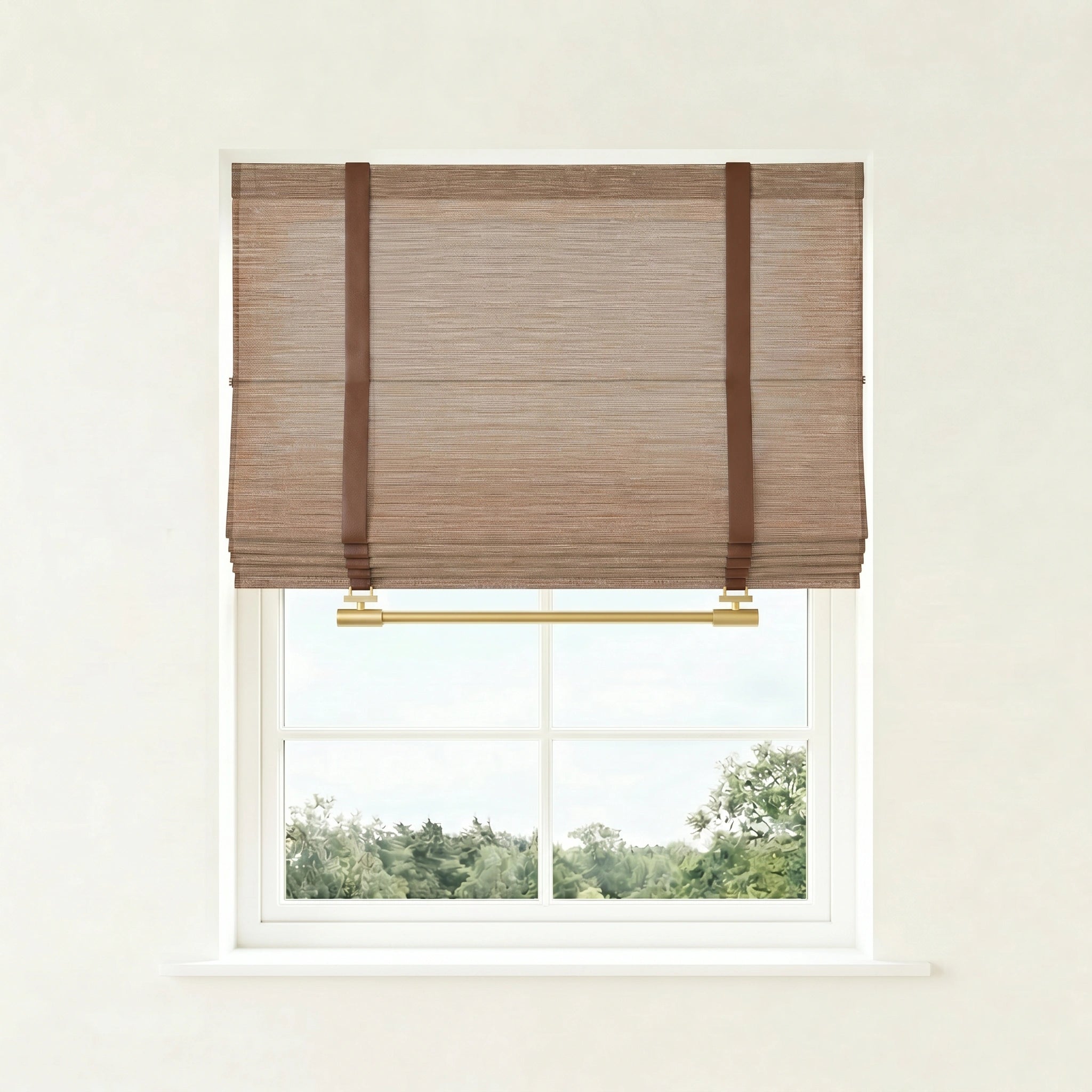 Ophelia Custom Linen Roman Shades