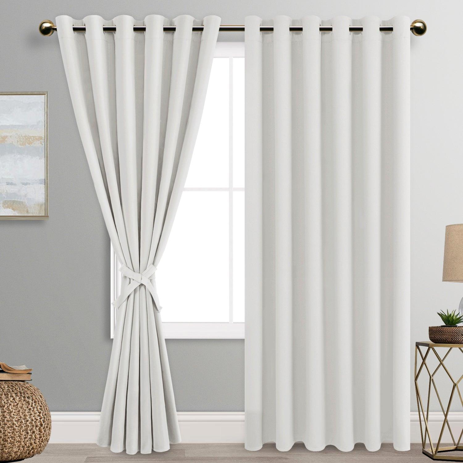 DWCN Grommet Blackout Curtains with Tiebacks - DWCN Official