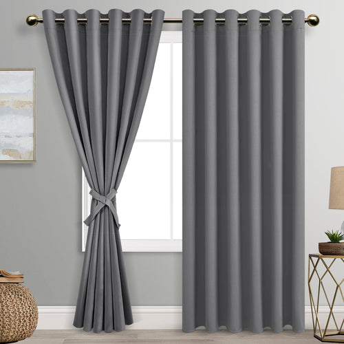 Custom Curtains: 100% Blackout Curtains, Set of 2 Panels