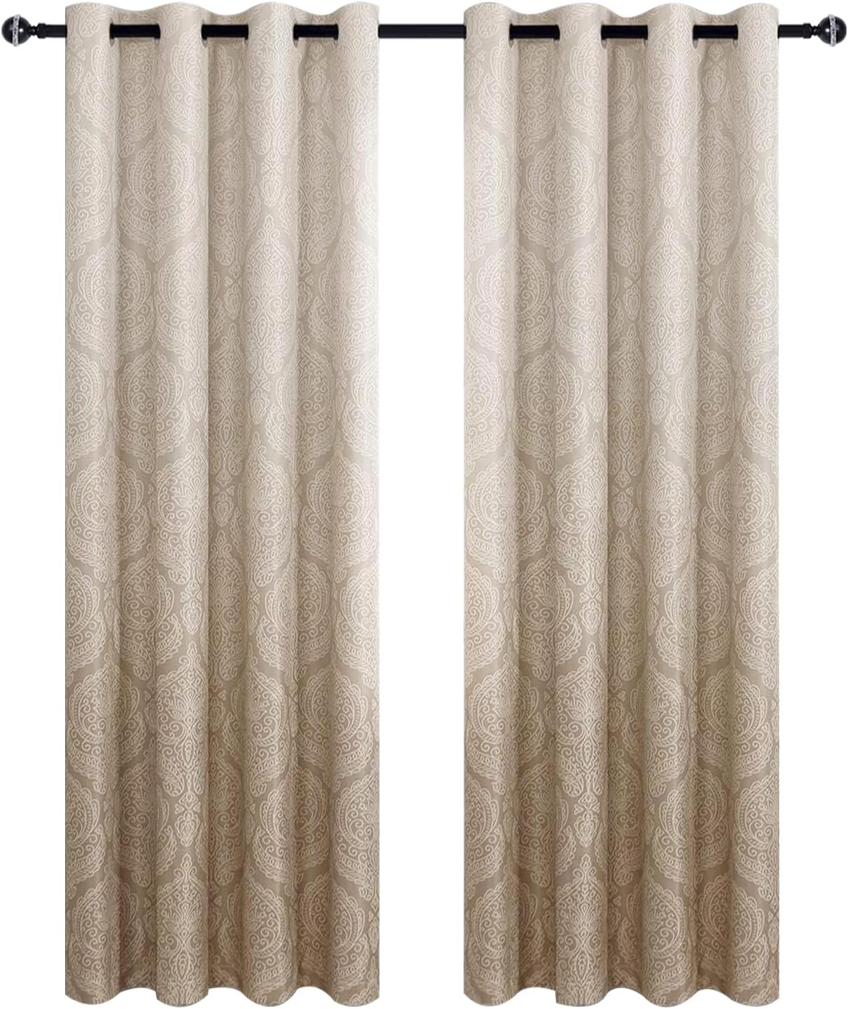 Custom Curtains: Ombre Blackout Curtains, Set of 2 Panels