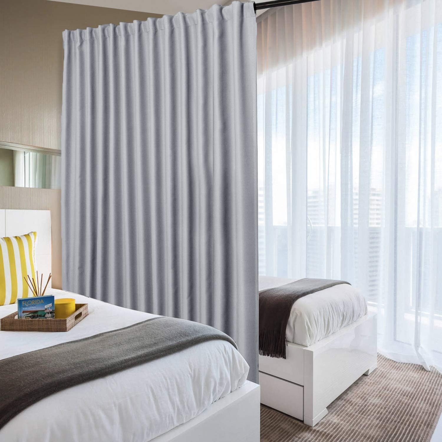 Custom Curtains: 1 Panel Wide Width Blackout Curtain, Room Divider Curtains