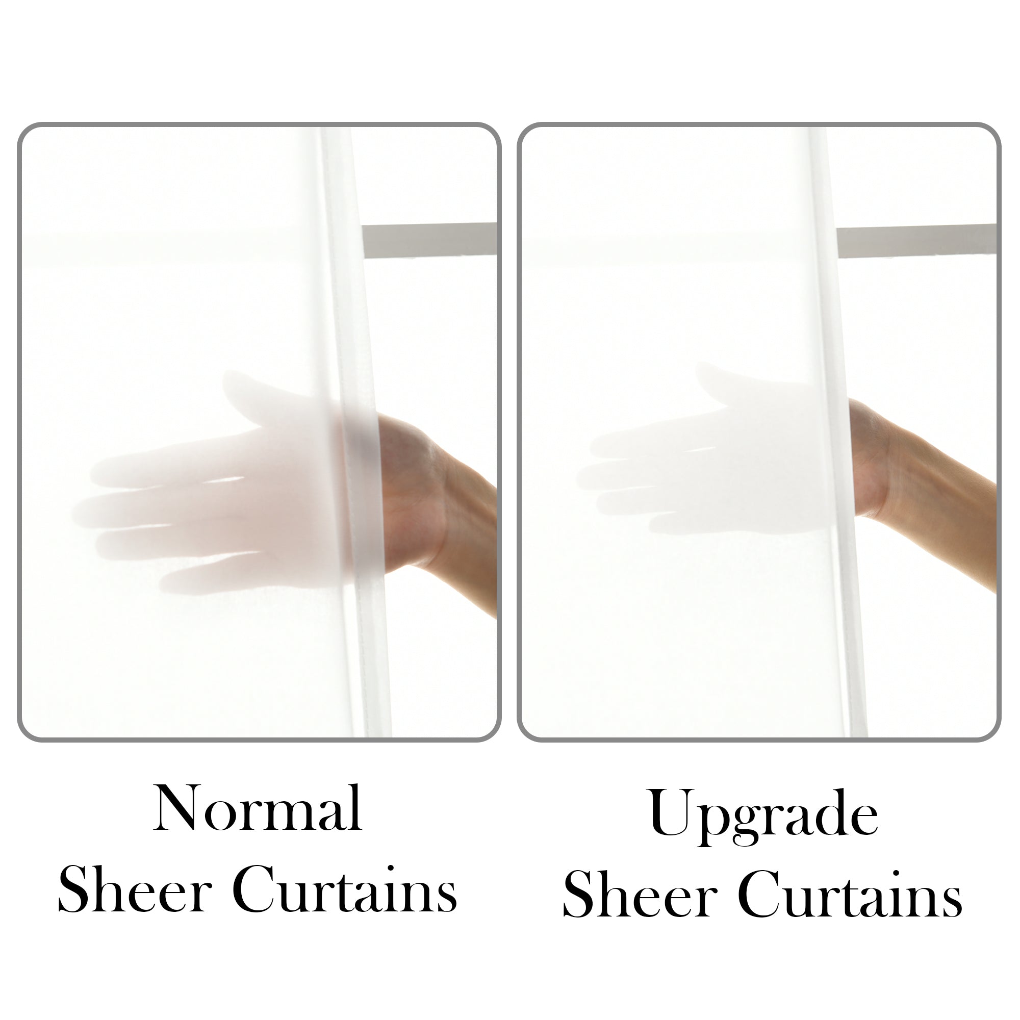 Custom privacy pet chiffon sheer curtains from DWCN Official, featuring lightweight, semi-transparent fabric for elegant window coverage.