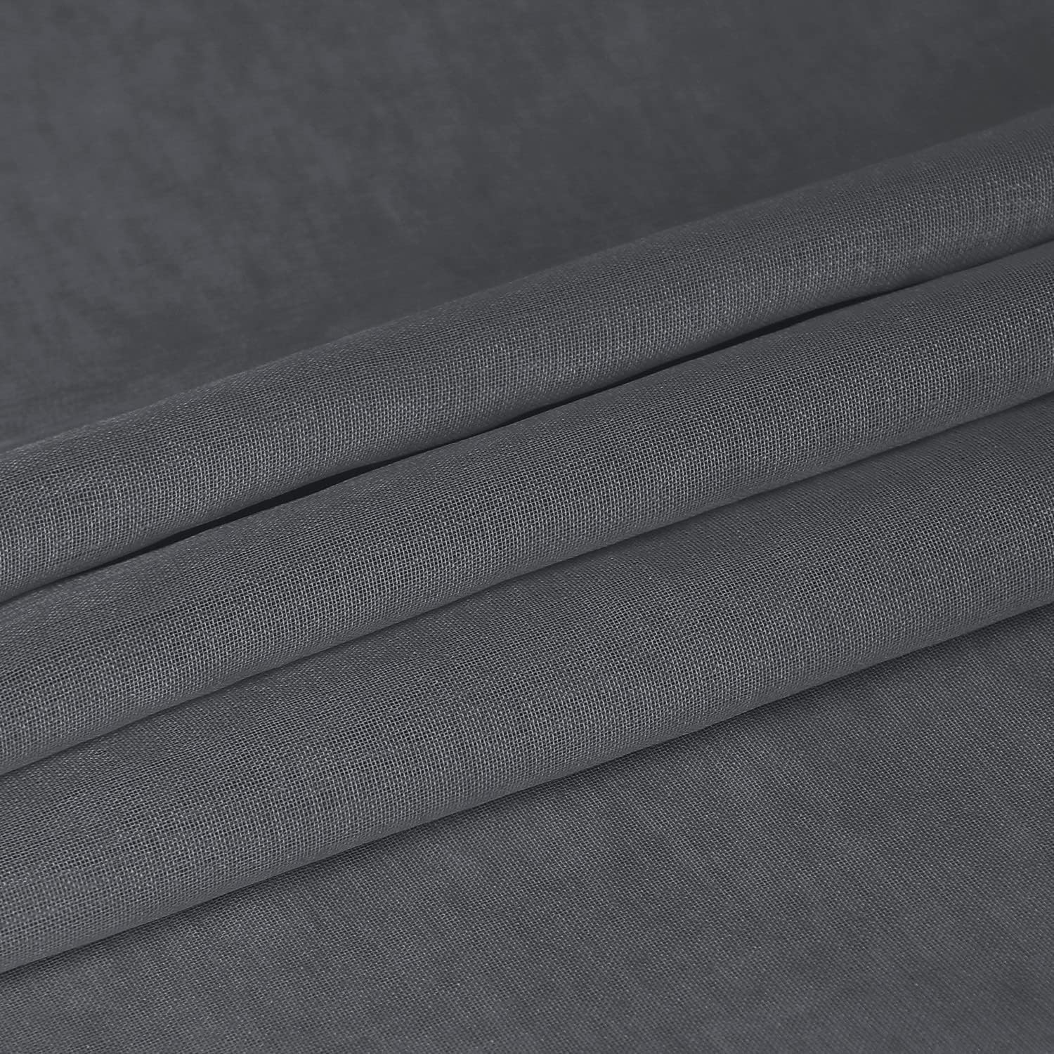 DWCN Faux Linen Sheer Curtains - DWCN Official