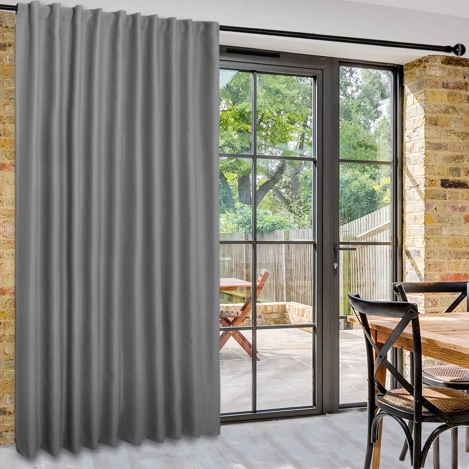 Custom Curtains: 1 Panel Wide Width Blackout Curtain, Room Divider Curtains