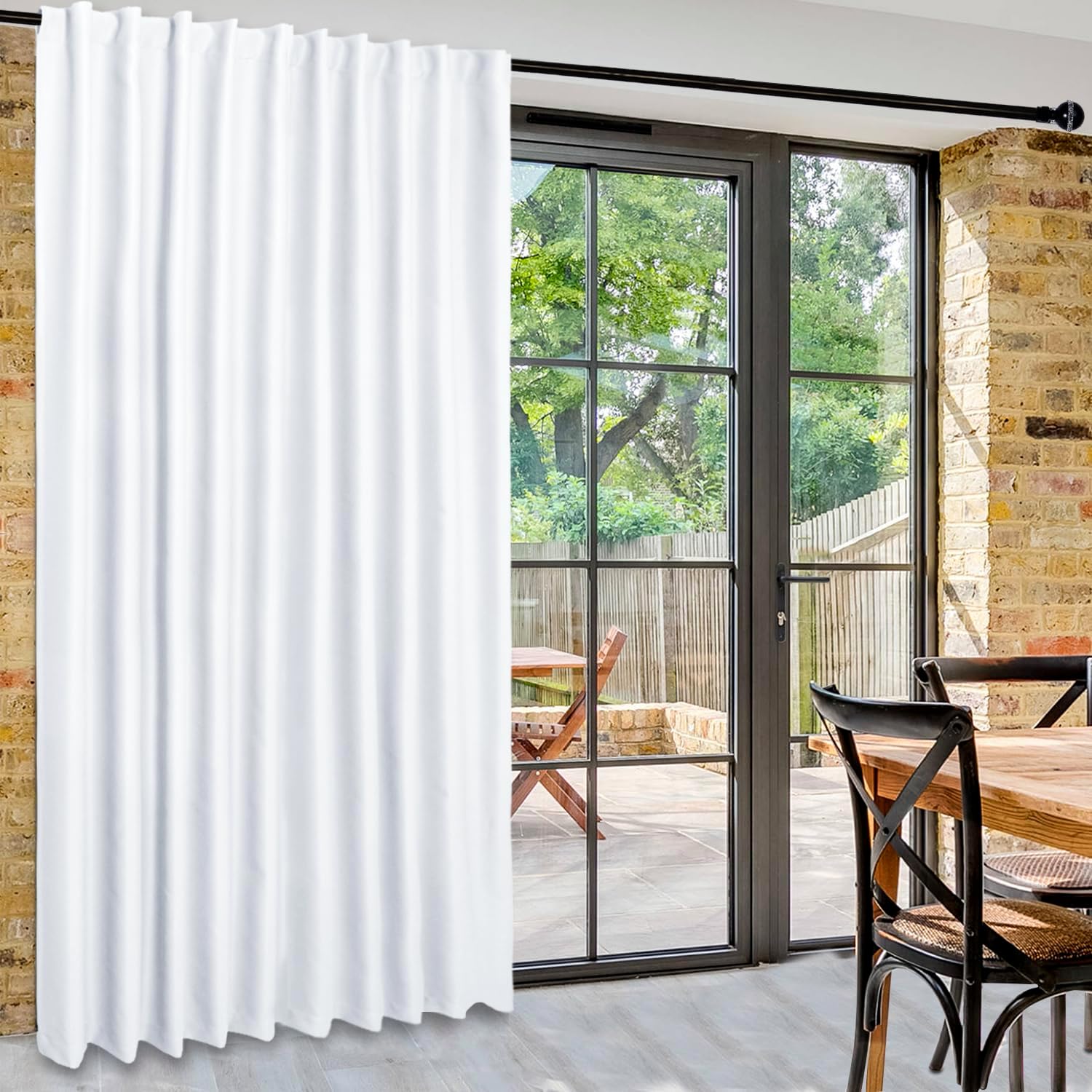 Custom Curtains: 1 Panel Wide Width Blackout Curtain, Room Divider Curtains
