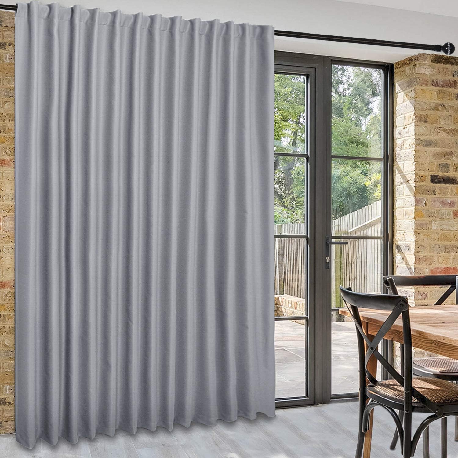 Custom Curtains: 1 Panel Wide Width Blackout Curtain, Room Divider Curtains
