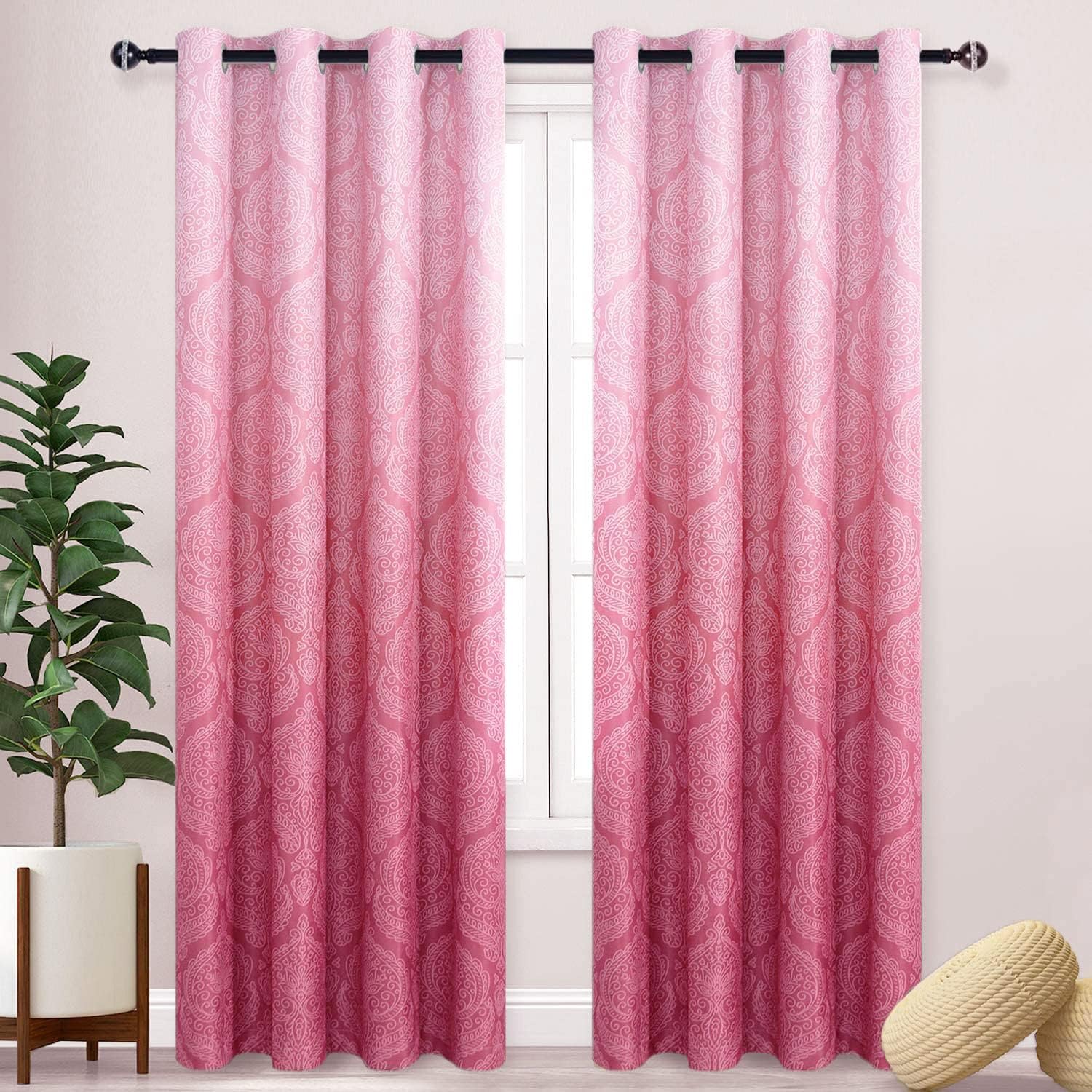 Custom Curtains: Ombre Blackout Curtains, Set of 2 Panels