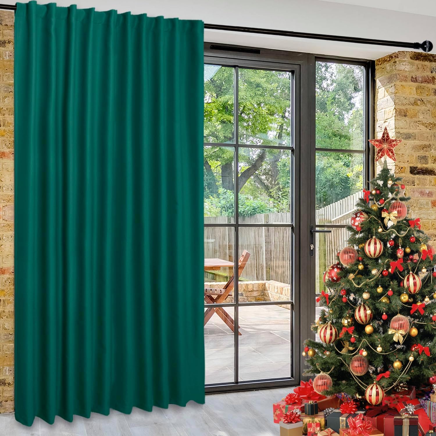 Custom Curtains: 1 Panel Wide Width Blackout Curtain, Room Divider Curtains