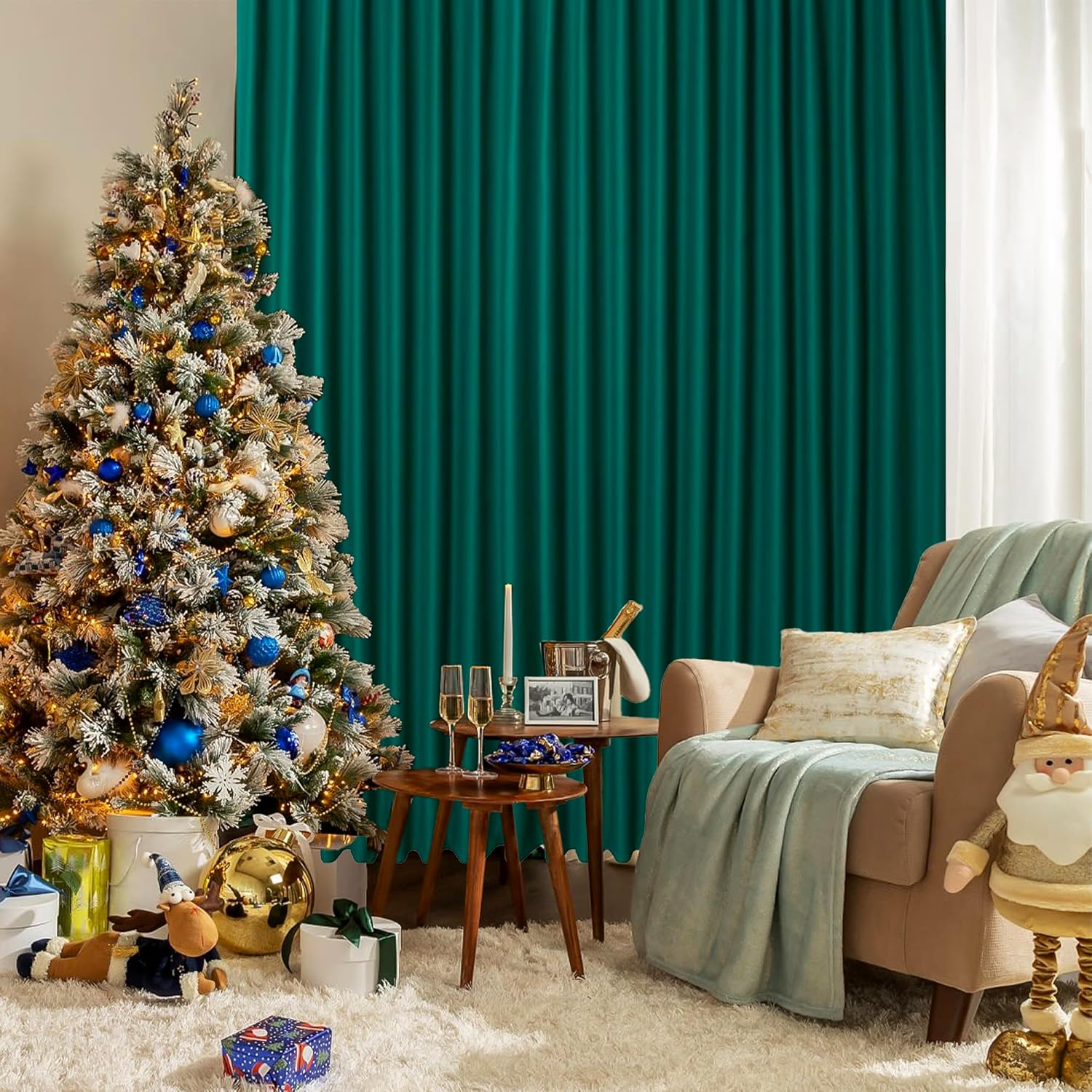 Custom Curtains: 1 Panel Wide Width Blackout Curtain, Room Divider Curtains