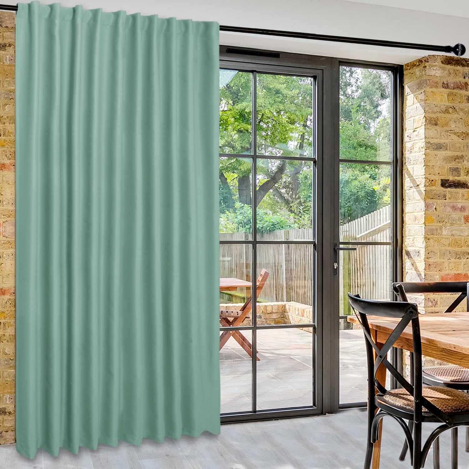 Custom Curtains: 1 Panel Wide Width Blackout Curtain, Room Divider Curtains