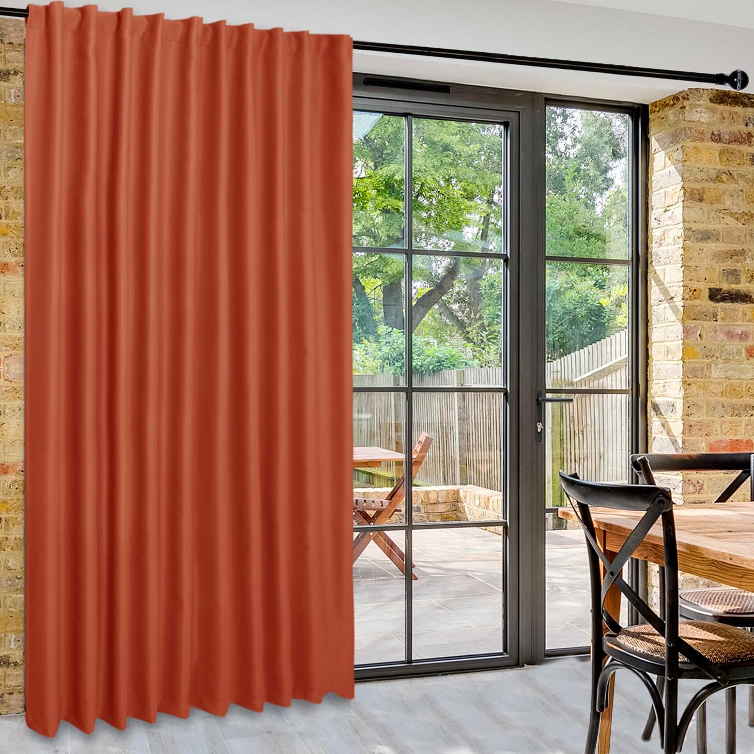Custom Curtains: 1 Panel Wide Width Blackout Curtain, Room Divider Curtains
