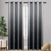 Custom Curtains: Ombre Blackout Curtains, Set of 2 Panels