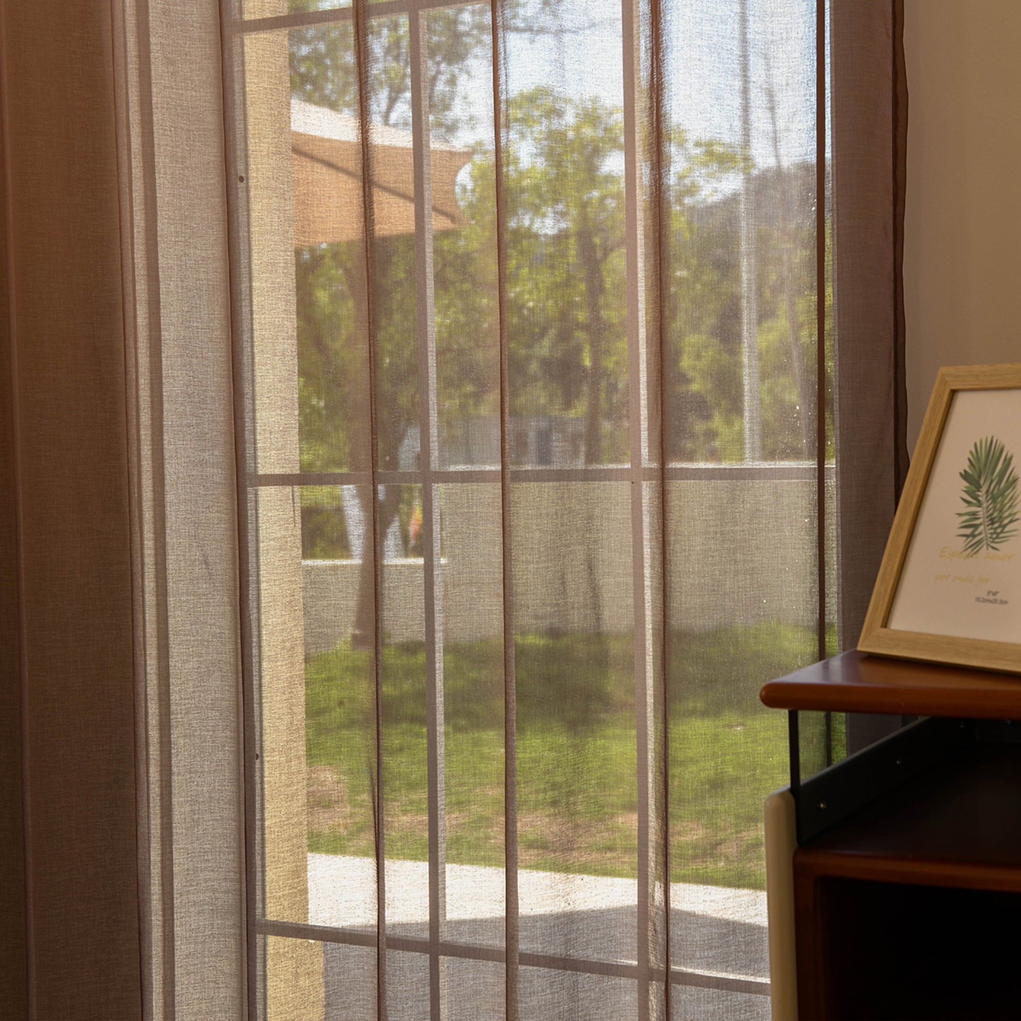 Custom Curtains: Vertical Ombre Sheer Curtain, Set of 2 Panels
