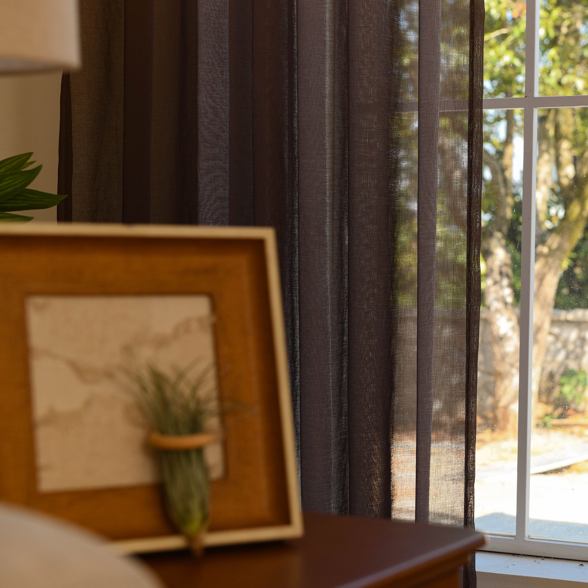 Custom Curtains: Vertical Ombre Sheer Curtain, Set of 2 Panels