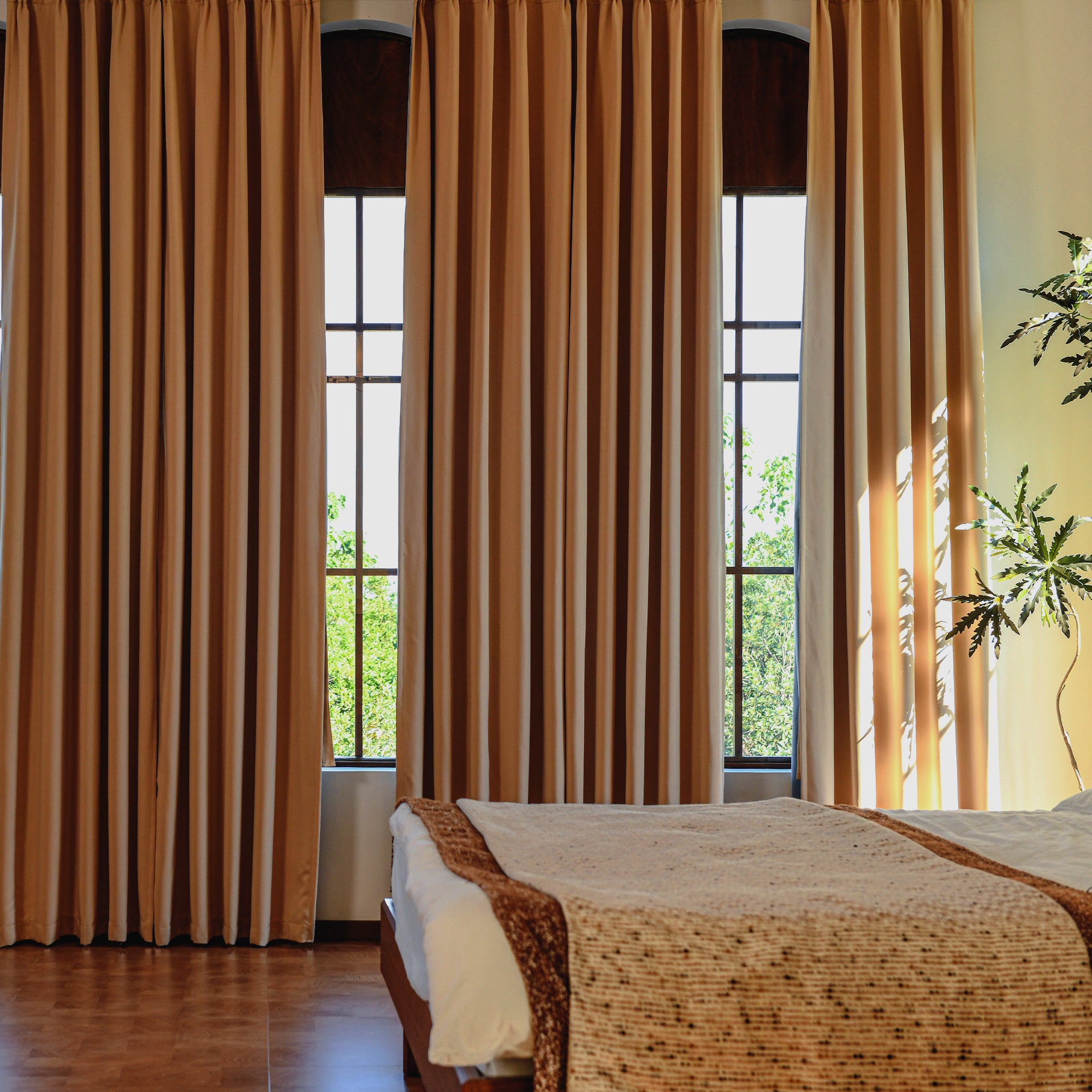 Custom Curtains: 100% Blackout Curtains, Set of 2 Panels
