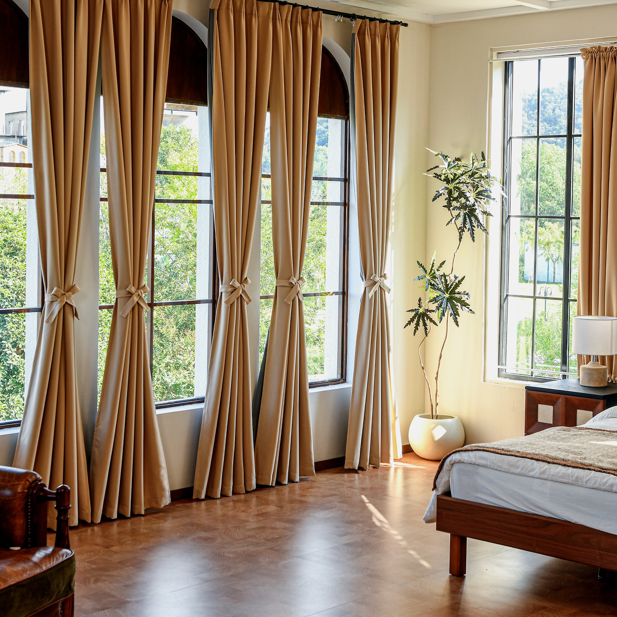 Custom Curtains: 100% Blackout Curtains, Set of 2 Panels