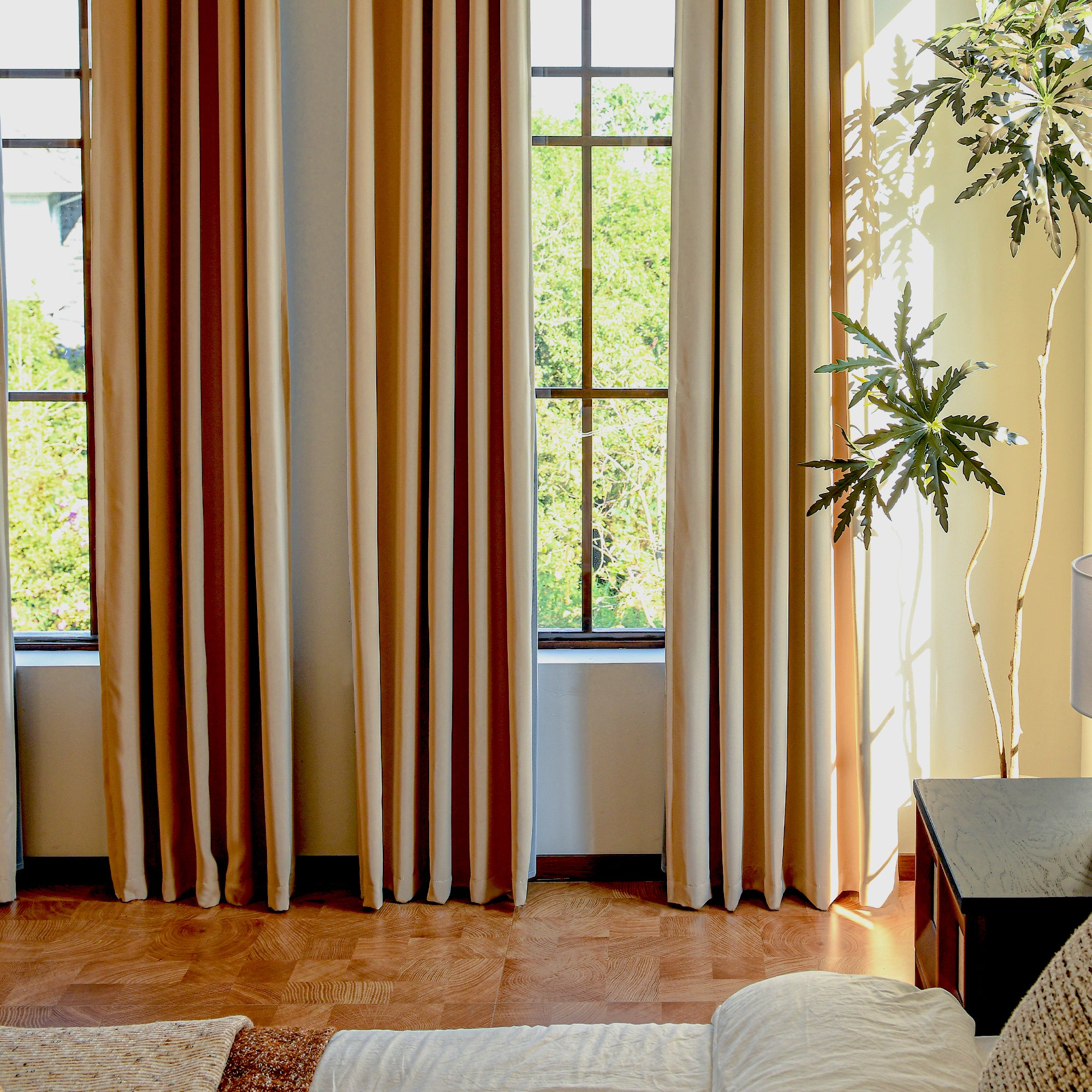 Custom Curtains: 100% Blackout Curtains, Set of 2 Panels