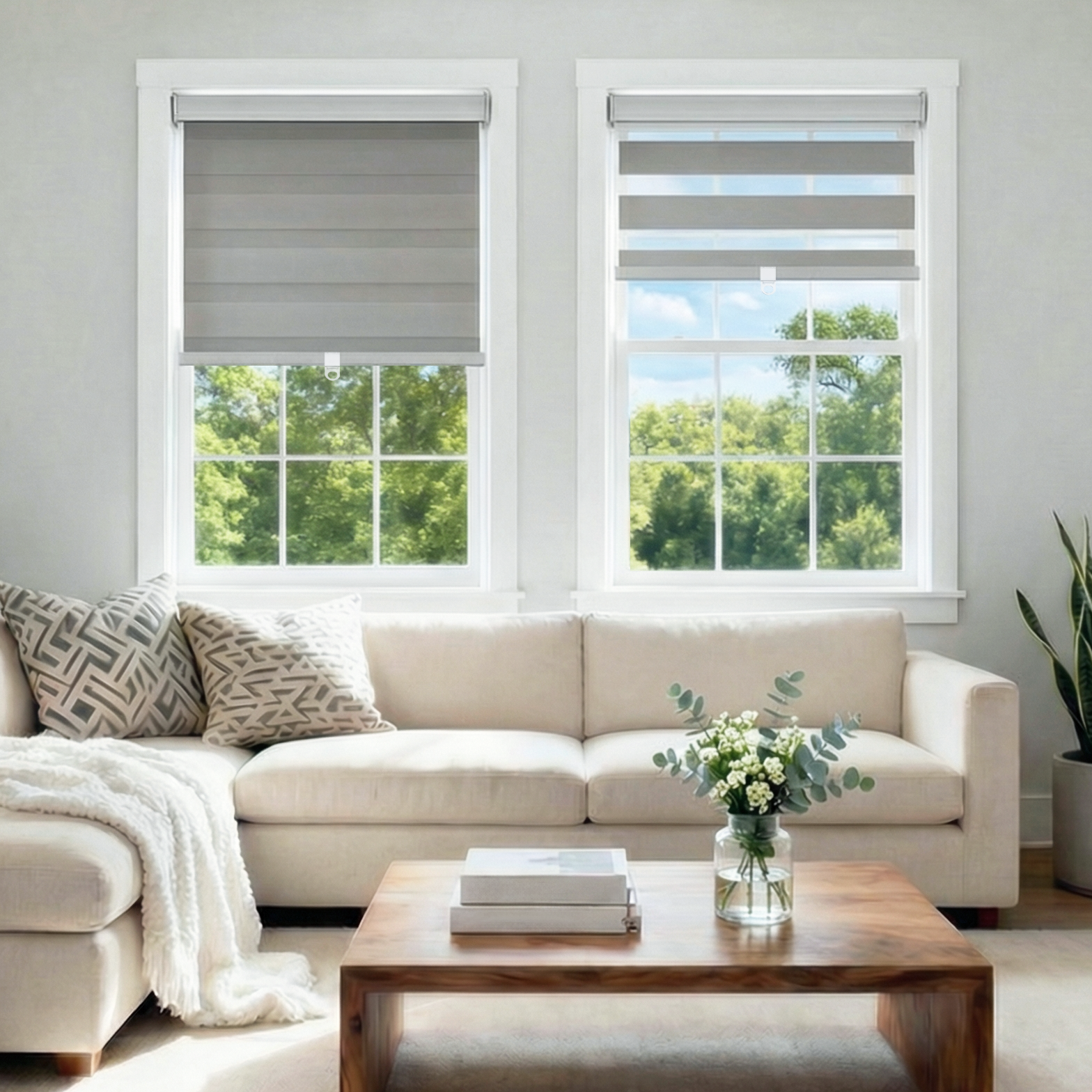 Rbss Blackout Zebra Shade Cordless