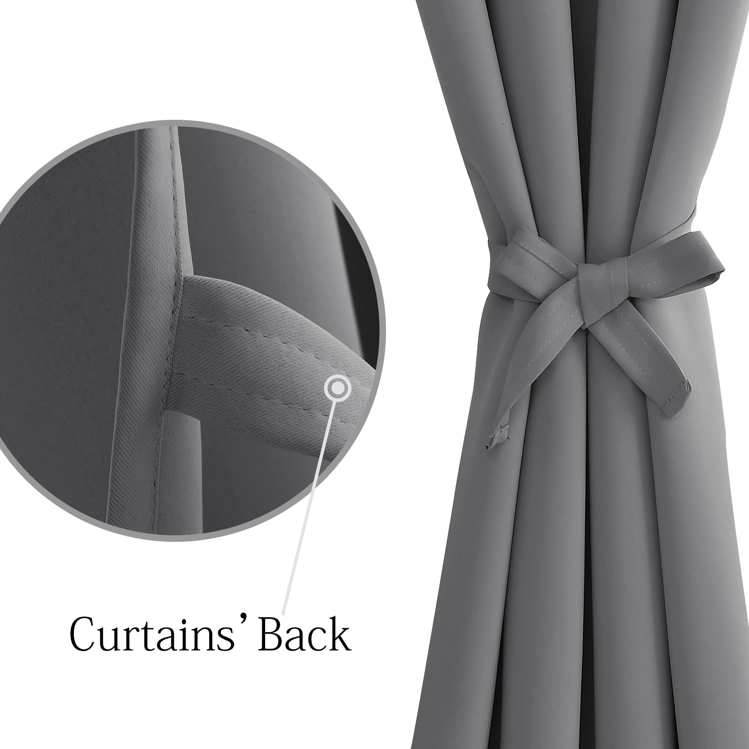 Custom Curtains: 100% Blackout Curtains, Set of 2 Panels
