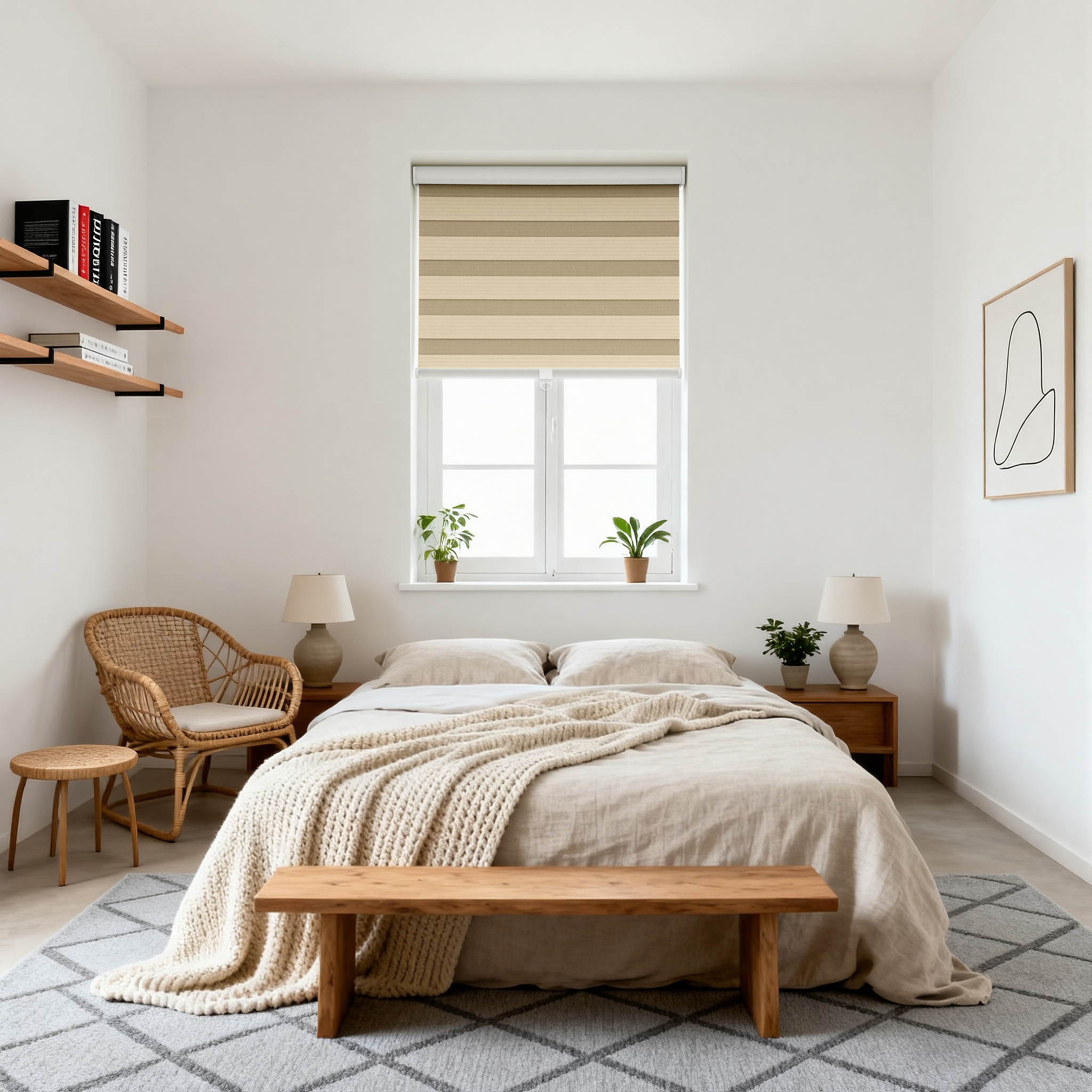 Nice Blackout Zebra Shade Cordless