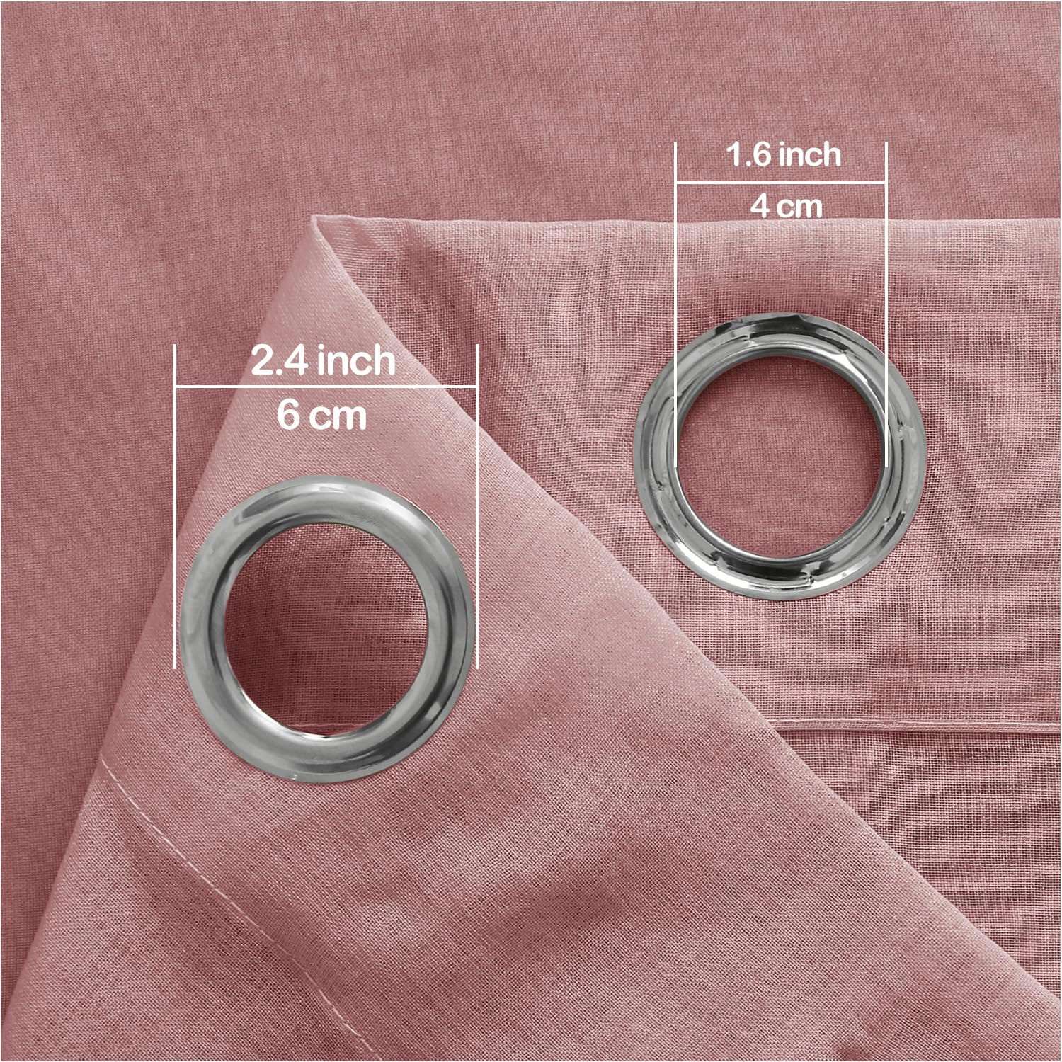 DWCN Faux Linen Ombre Sheer Curtains - DWCN Official