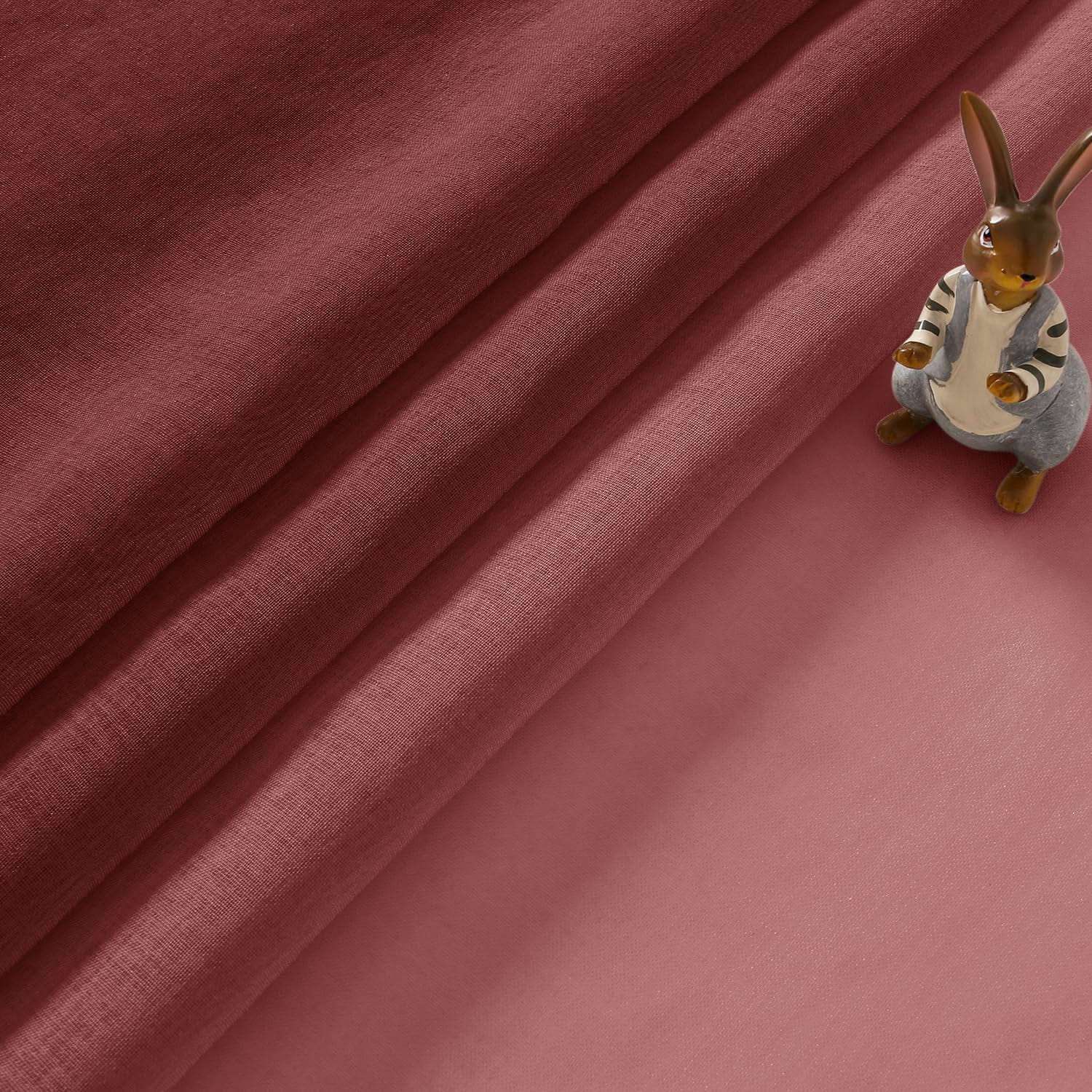 DWCN Faux Linen Ombre Sheer Curtains - DWCN Official