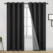 DWCN 100% Blackout Curtains with Grommet Top Design