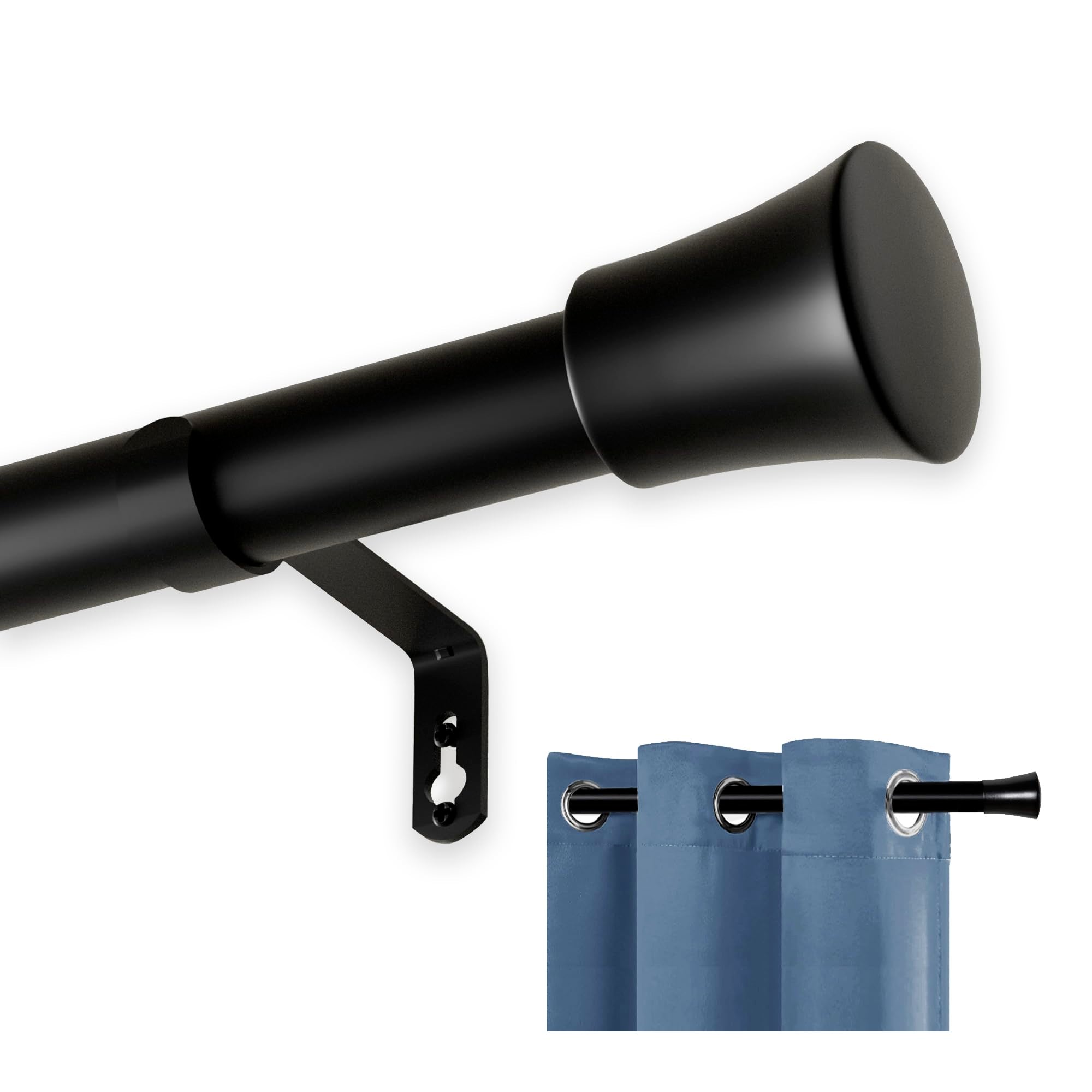DWCN Heavy Duty Adjustable Curtain Rods
