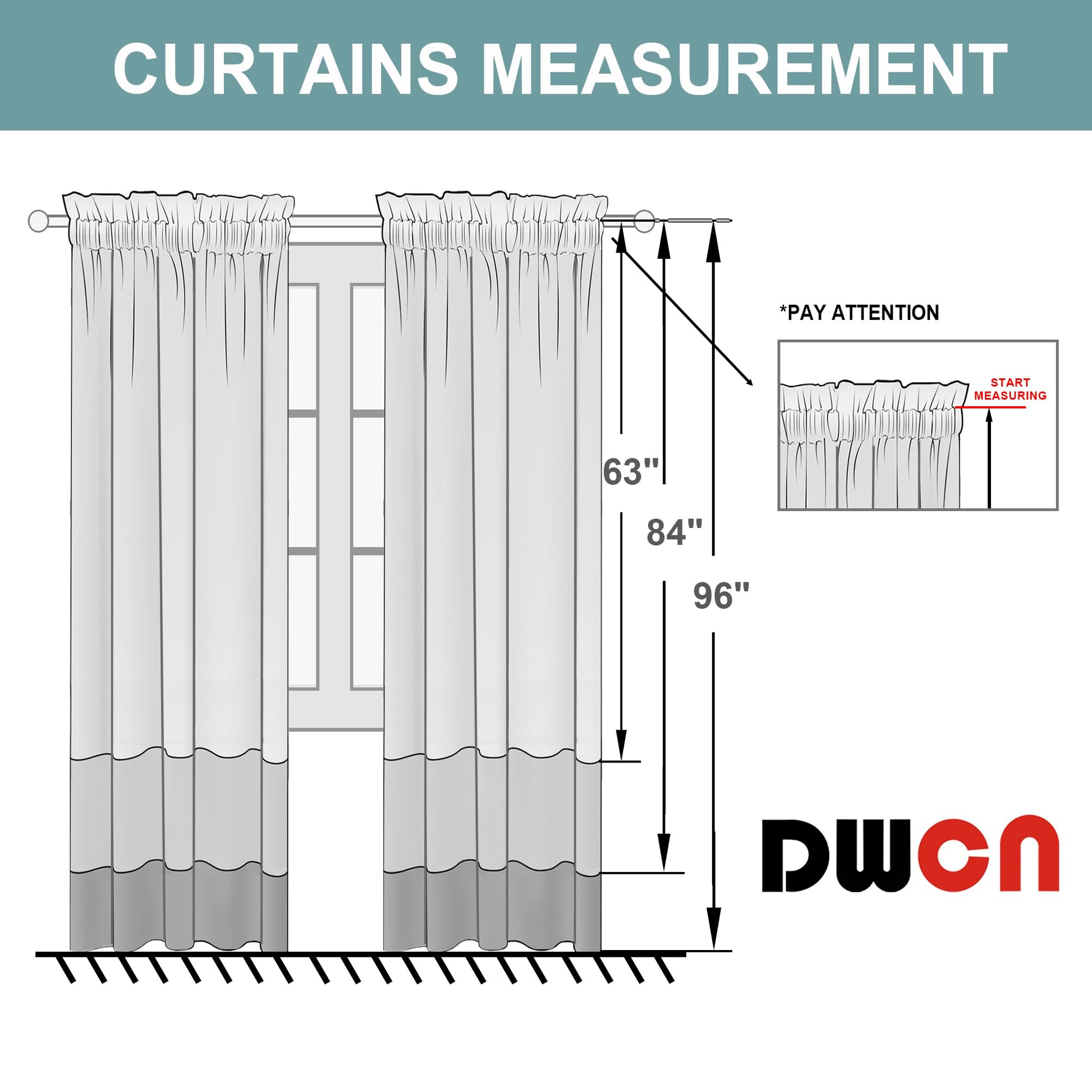DWCN Rod Pocket Blackout Curtains - DWCN Official