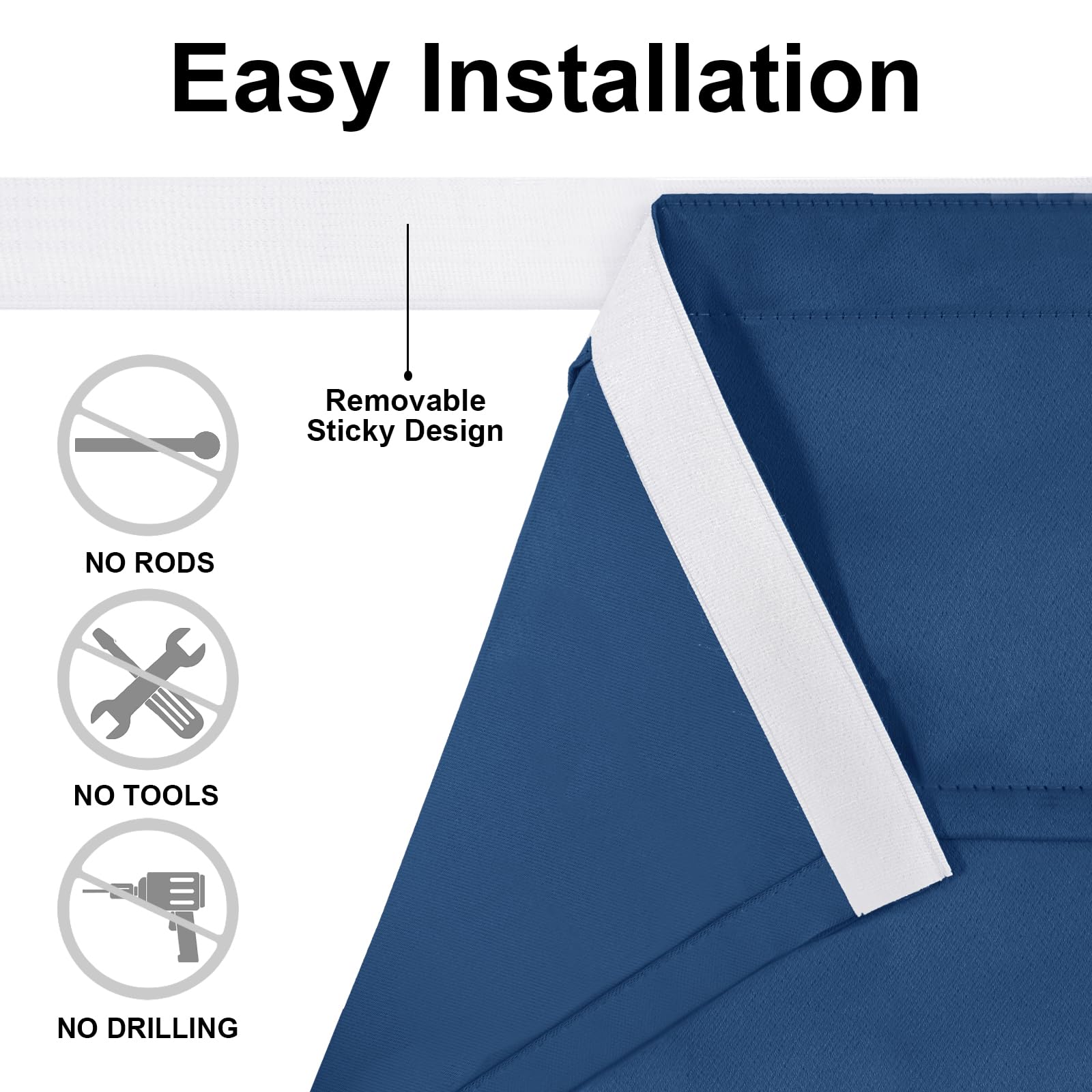 DWCN French Door Curtains, Set of 1 Panel