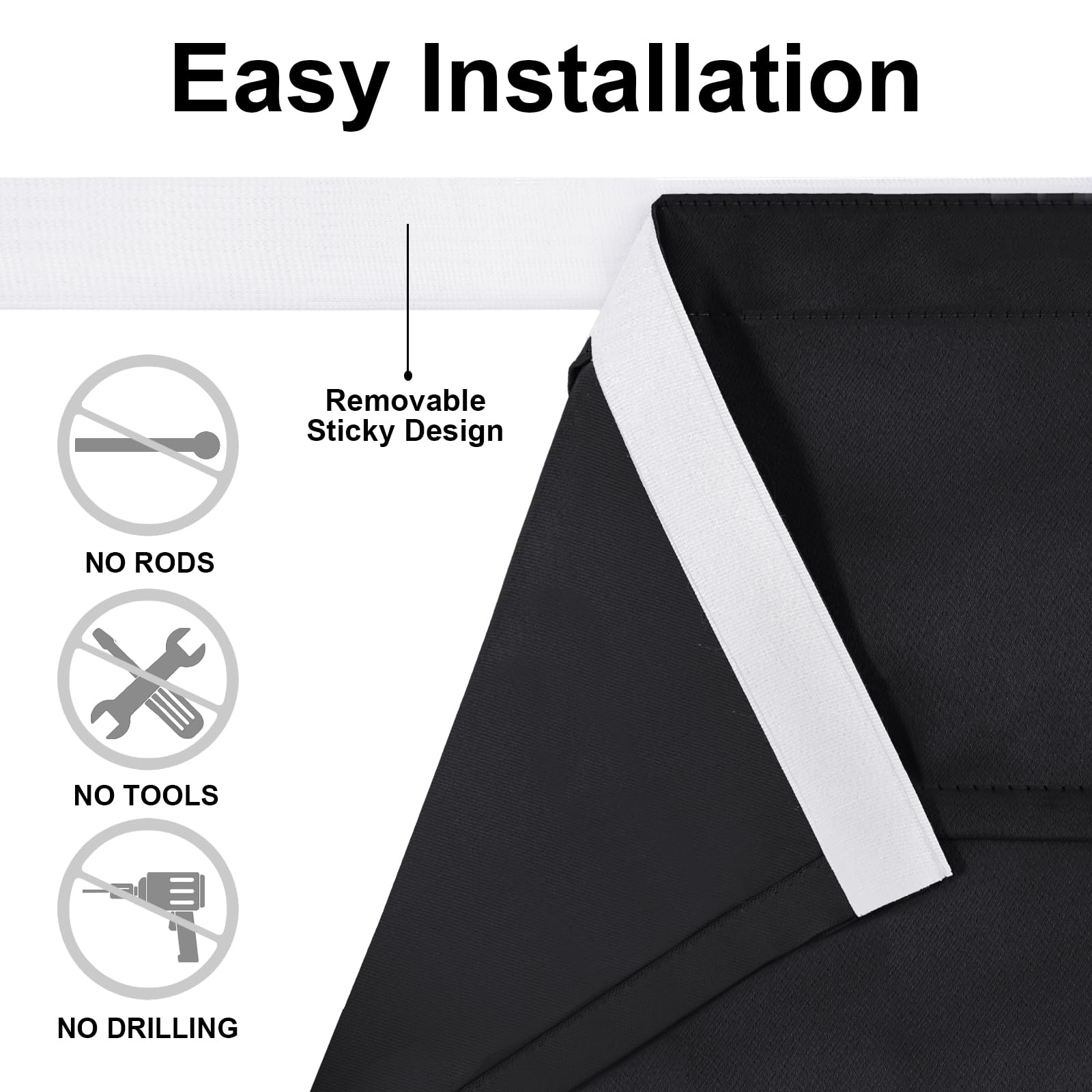 DWCN French Door Curtains, Set of 1 Panel